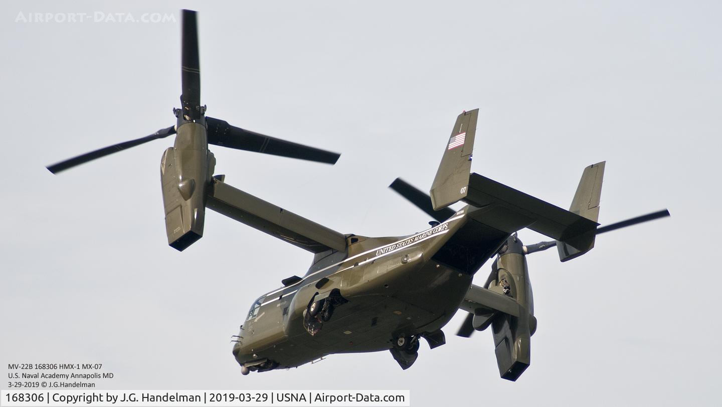168306, Bell-Boeing MV-22B Osprey C/N D0223, Lifting off.