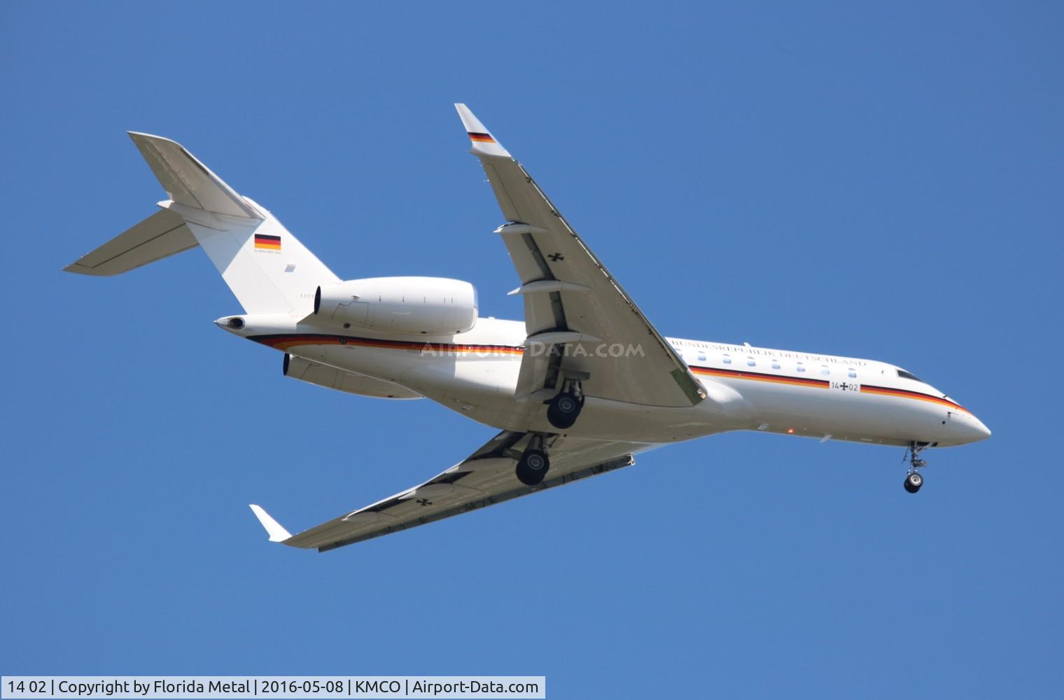 14 02, 2010 Bombardier BD-700-1A11 Global 5000 C/N 9404, Luftwaffe