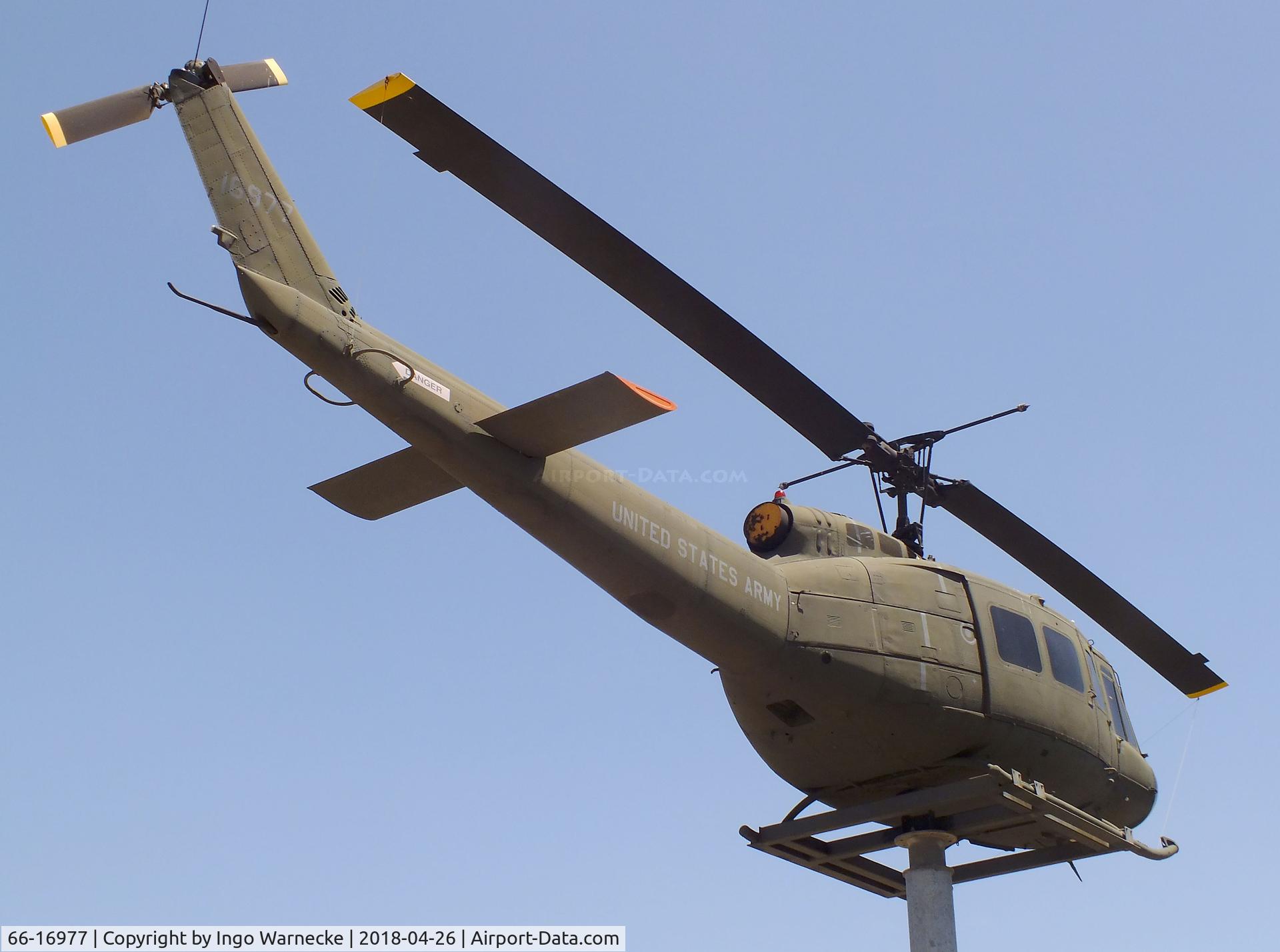 66-16977, 1966 Bell UH-1H Iroquois C/N 9171, Bell UH-1H Iroquois at the Frontiers of Flight Museum, Dallas TX