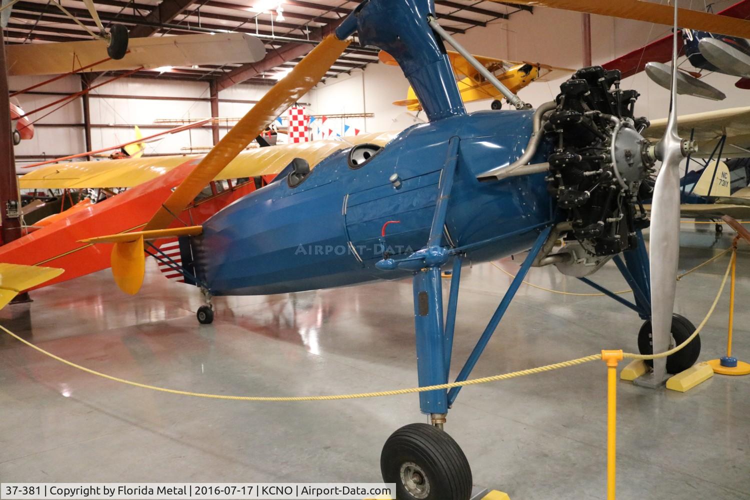 37-381, 1937 Kellett YG-1B C/N 108, Kellet YG-1B