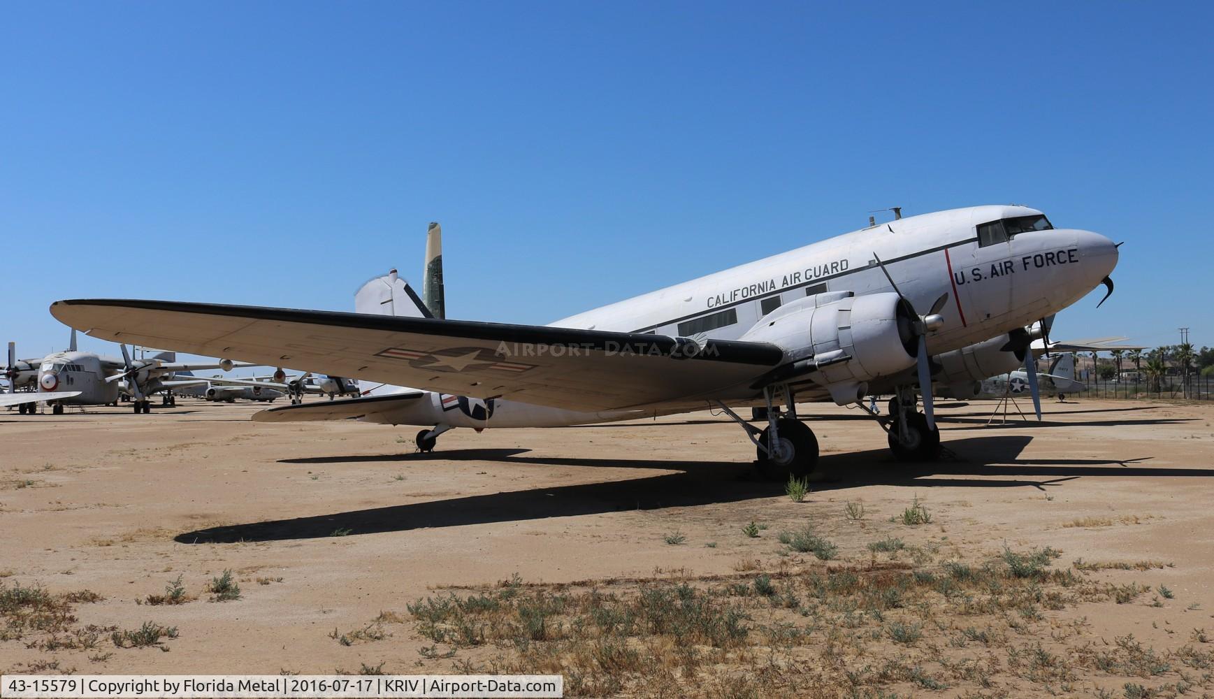 43-15579, 1943 Douglas VC-47A Skytrain C/N 20045, VC-47A