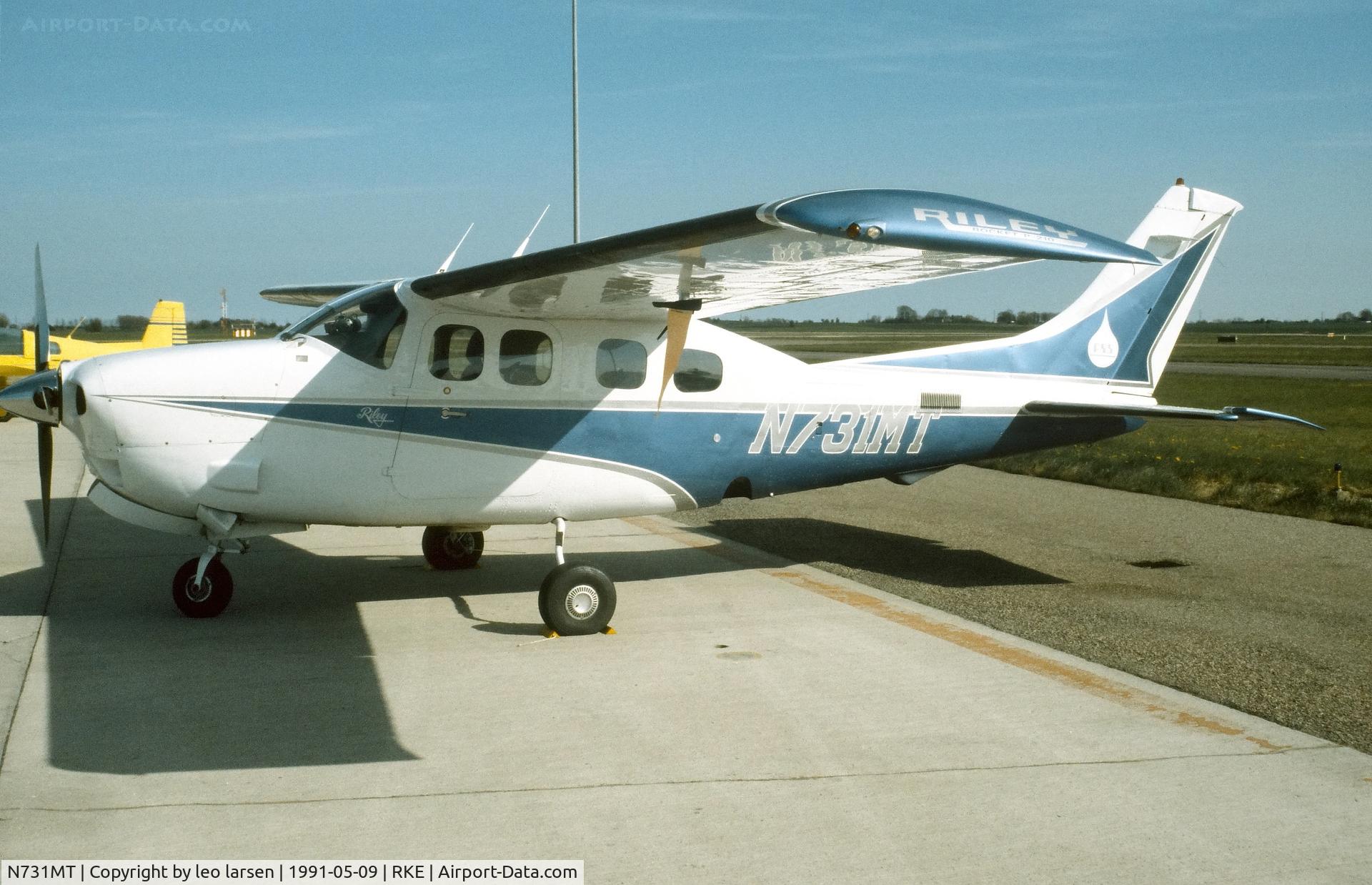 N731MT, 1980 Cessna P210N Pressurised Centurion C/N P21000497, Roskilde 9.5.1991