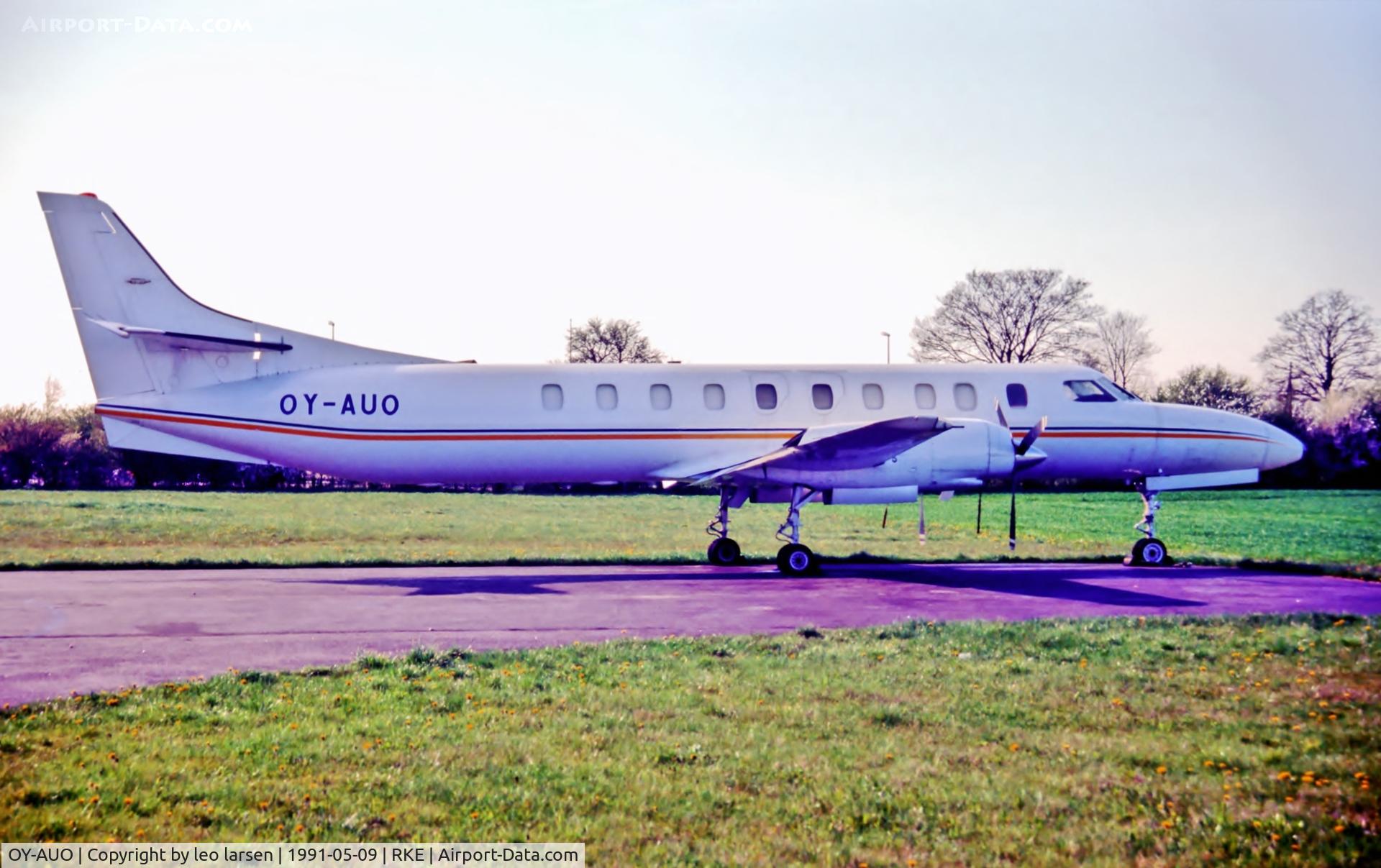 OY-AUO, 1980 Swearingen SA-226TC Metro II C/N TC-374, Roskilde 9.5.1991