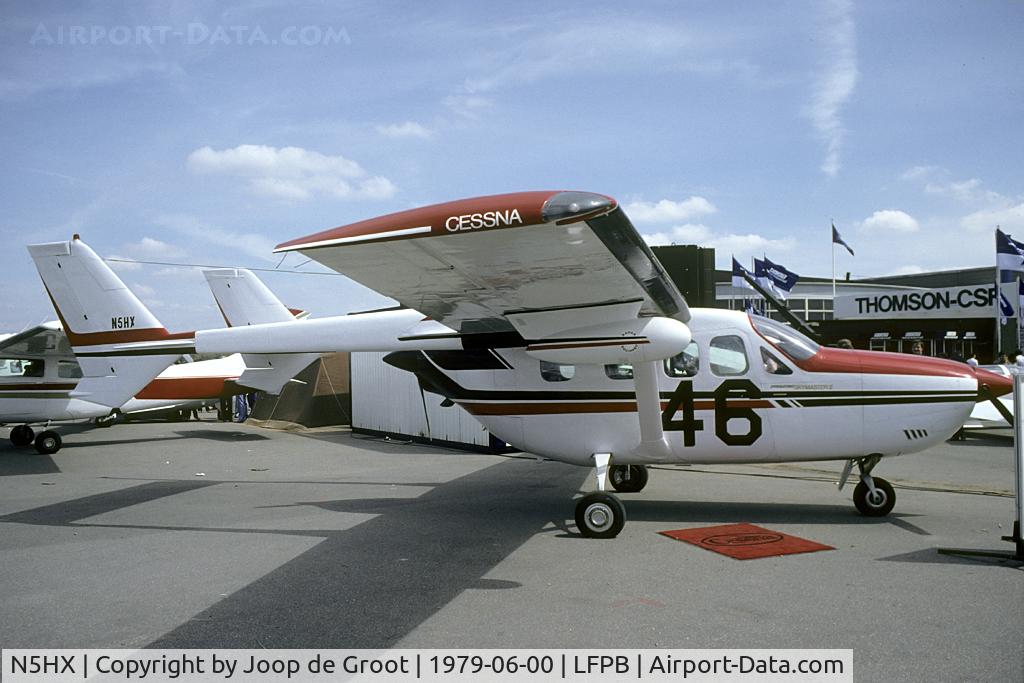 N5HX, 1979 Cessna P337H C/N P3370325, Seen at the 1979 Paris air show. 
Photo by Marijn Aarts.