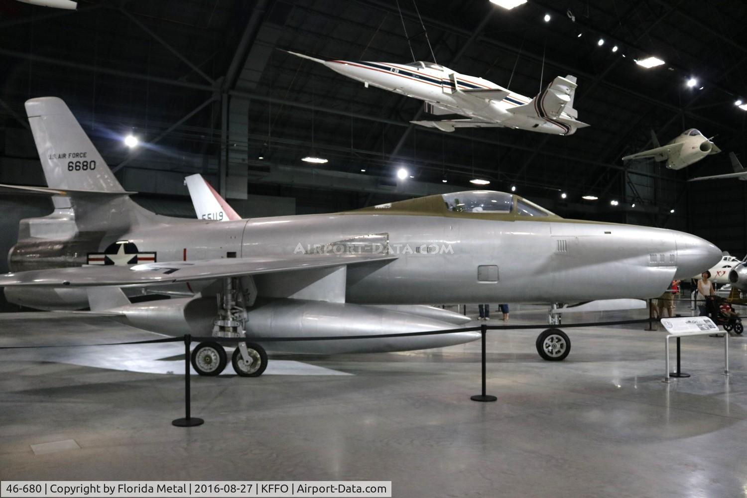 46-680, 1948 Republic XF-91 Thunderceptor C/N Not found 46-680, XF-91
