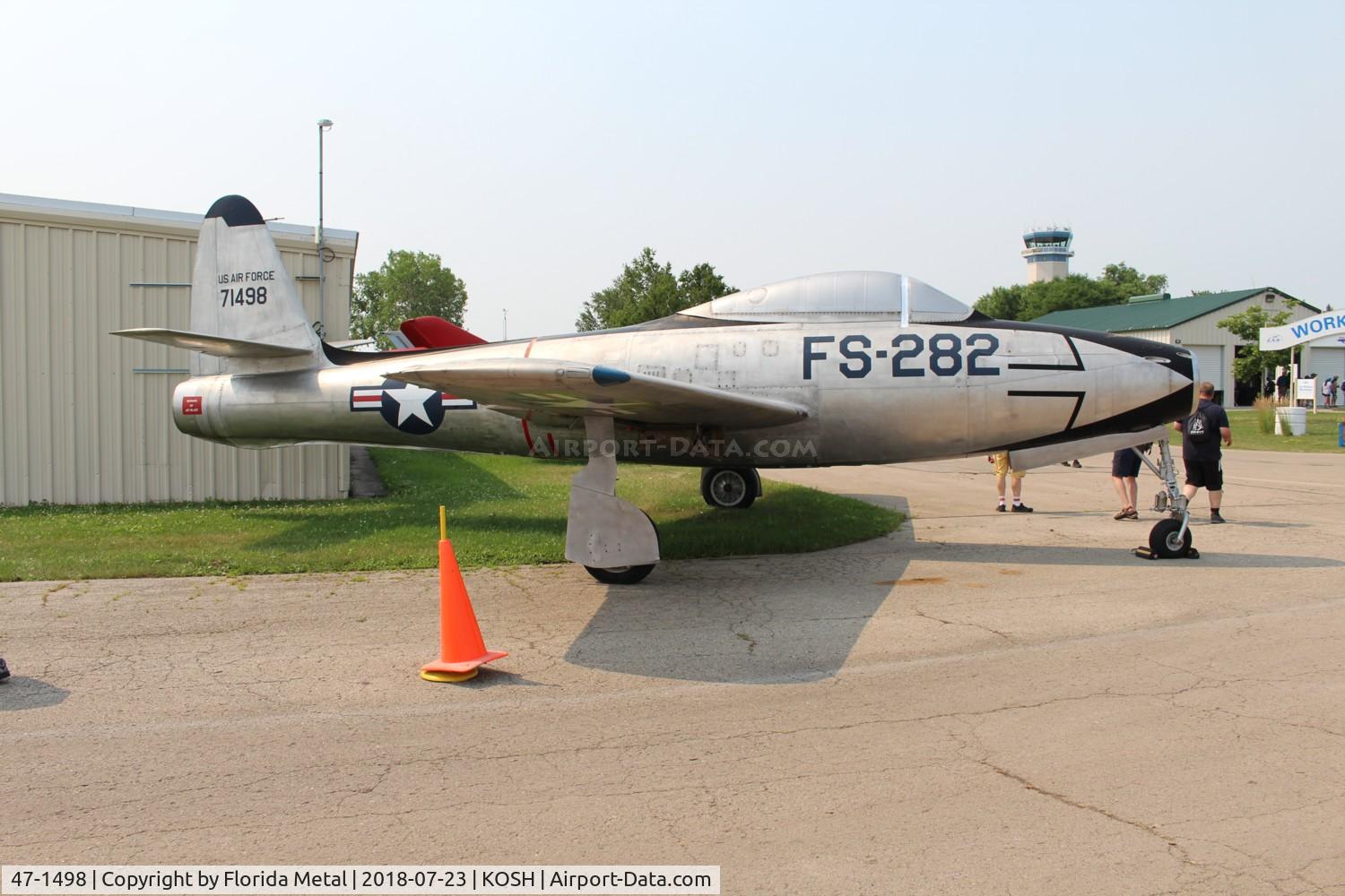 47-1498, 1947 Republic F-84C Thunderjet C/N Not found 47-1498, F-84C