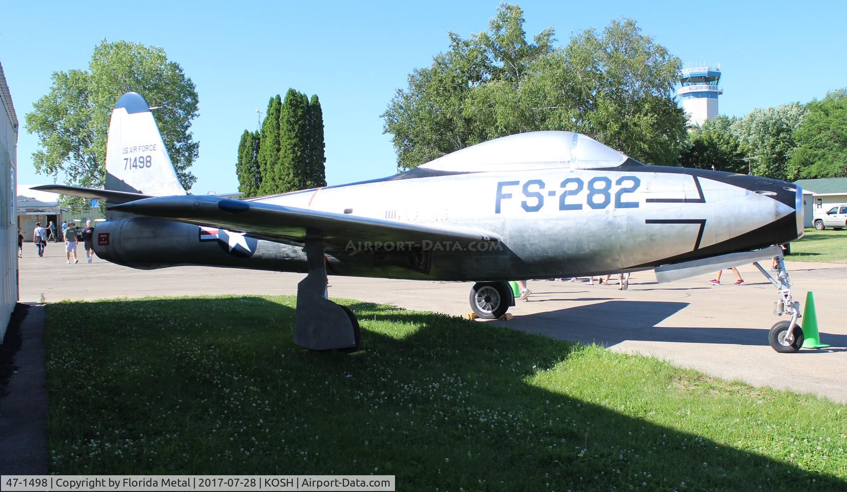 47-1498, 1947 Republic F-84C Thunderjet C/N Not found 47-1498, F-84C