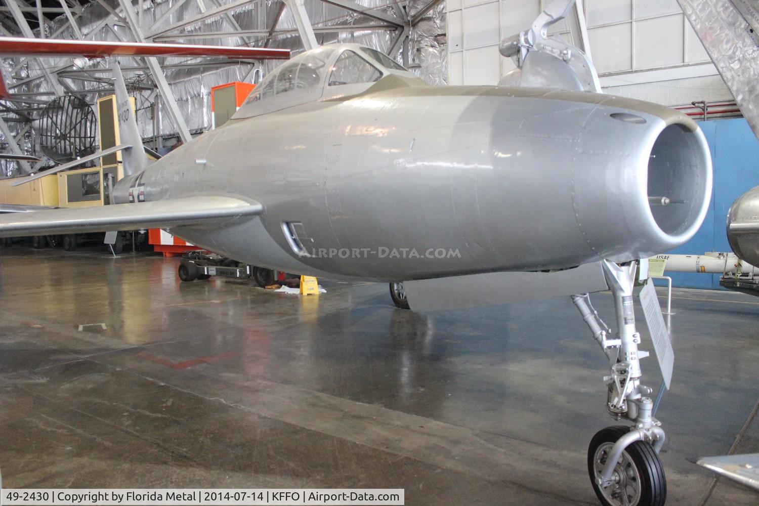 49-2430, 1950 Republic YRF-84F FICON C/N Not found 49-2430, YRF-84F