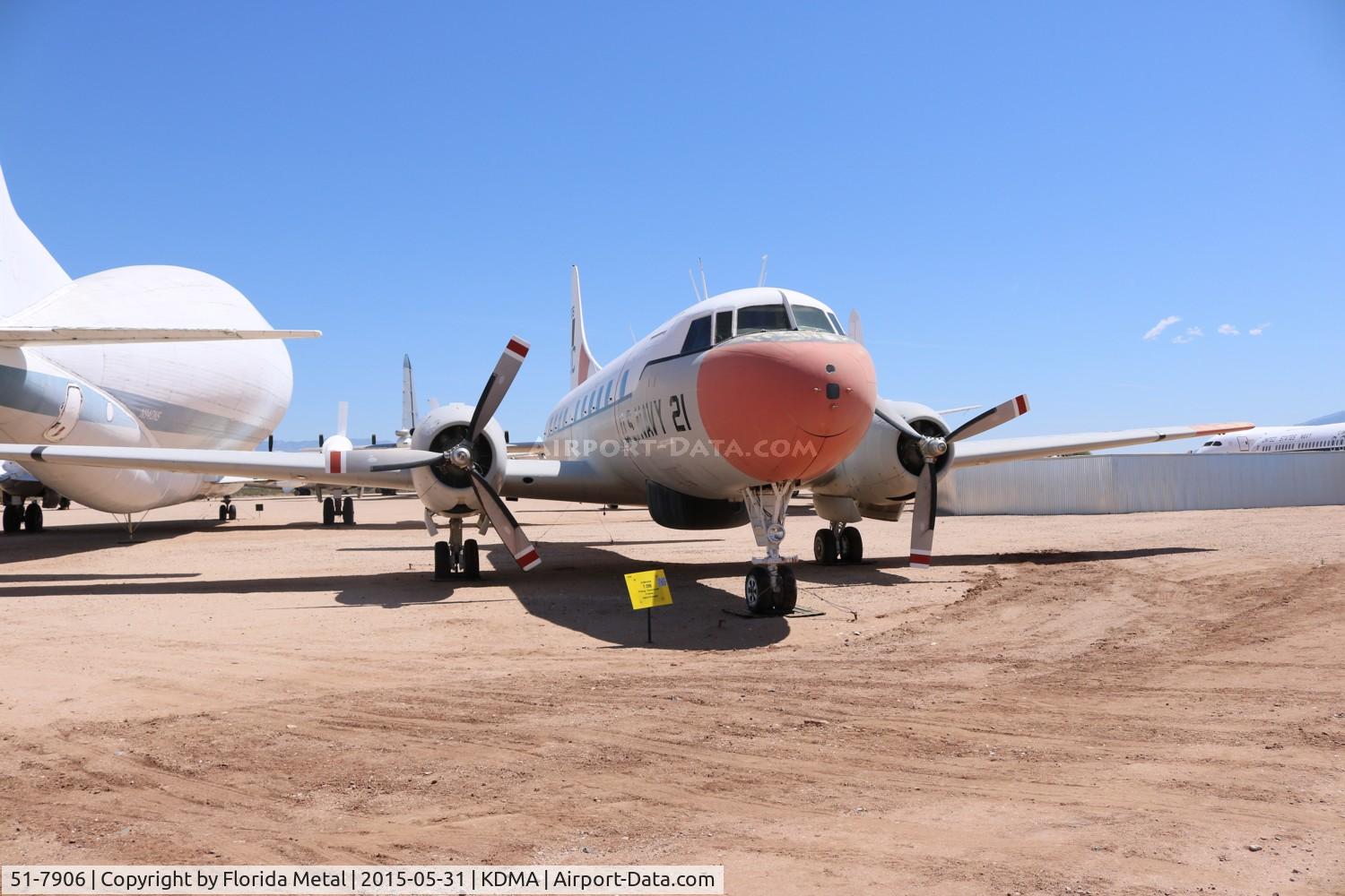 51-7906, 1951 Convair T-29B C/N 240-318, T-29B