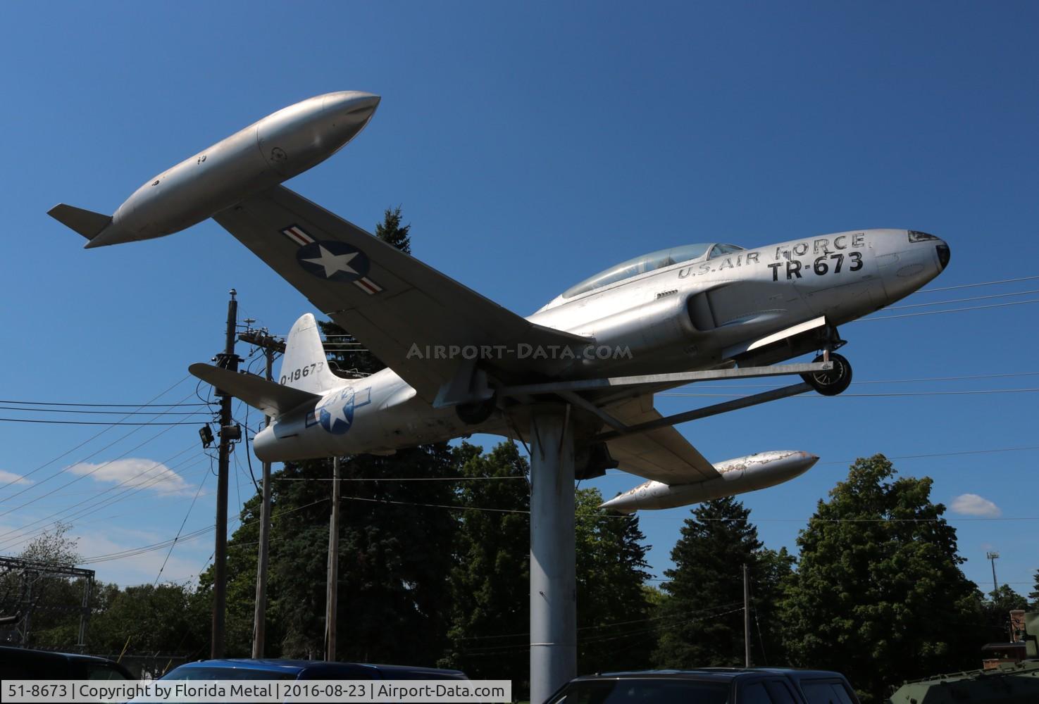 51-8673, 1951 Lockheed T-33A Shooting Star C/N 580-6457, Grayling Michigan