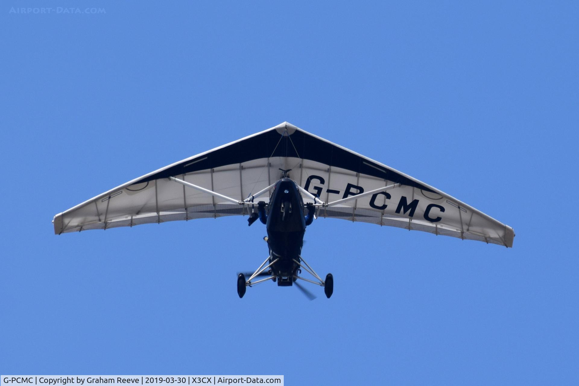 G-PCMC, 2010 P&M Aviation QuikR C/N 8514, Over head at Northrepps.