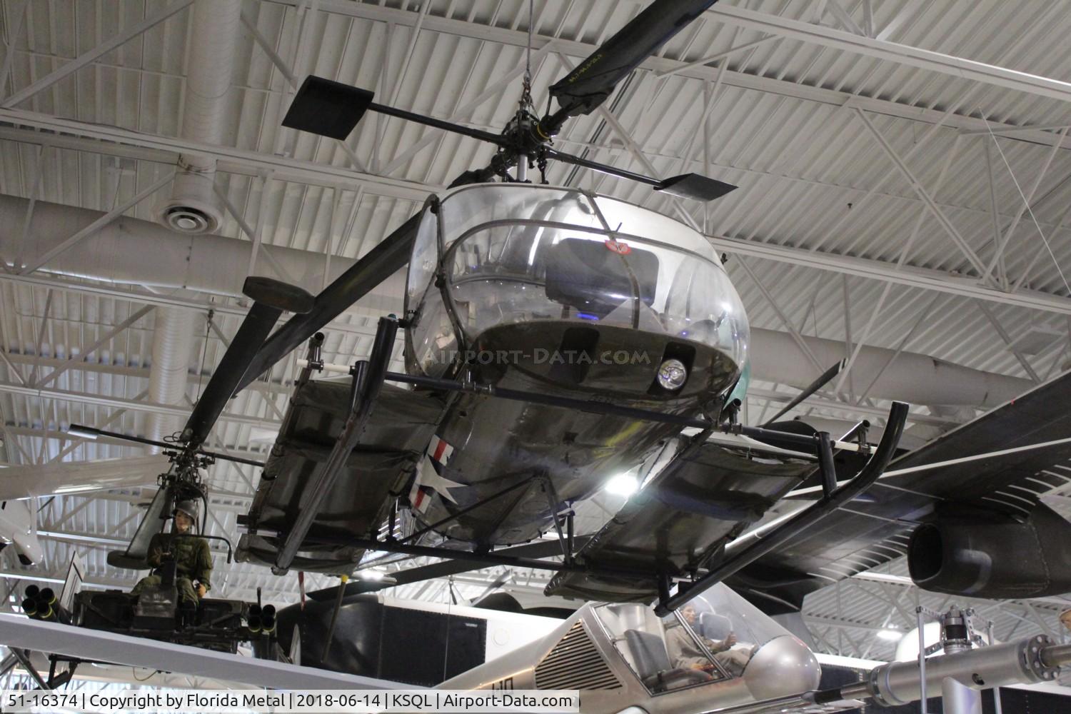 51-16374, 1951 Hiller OH-23B Raven C/N 624, OH-23B