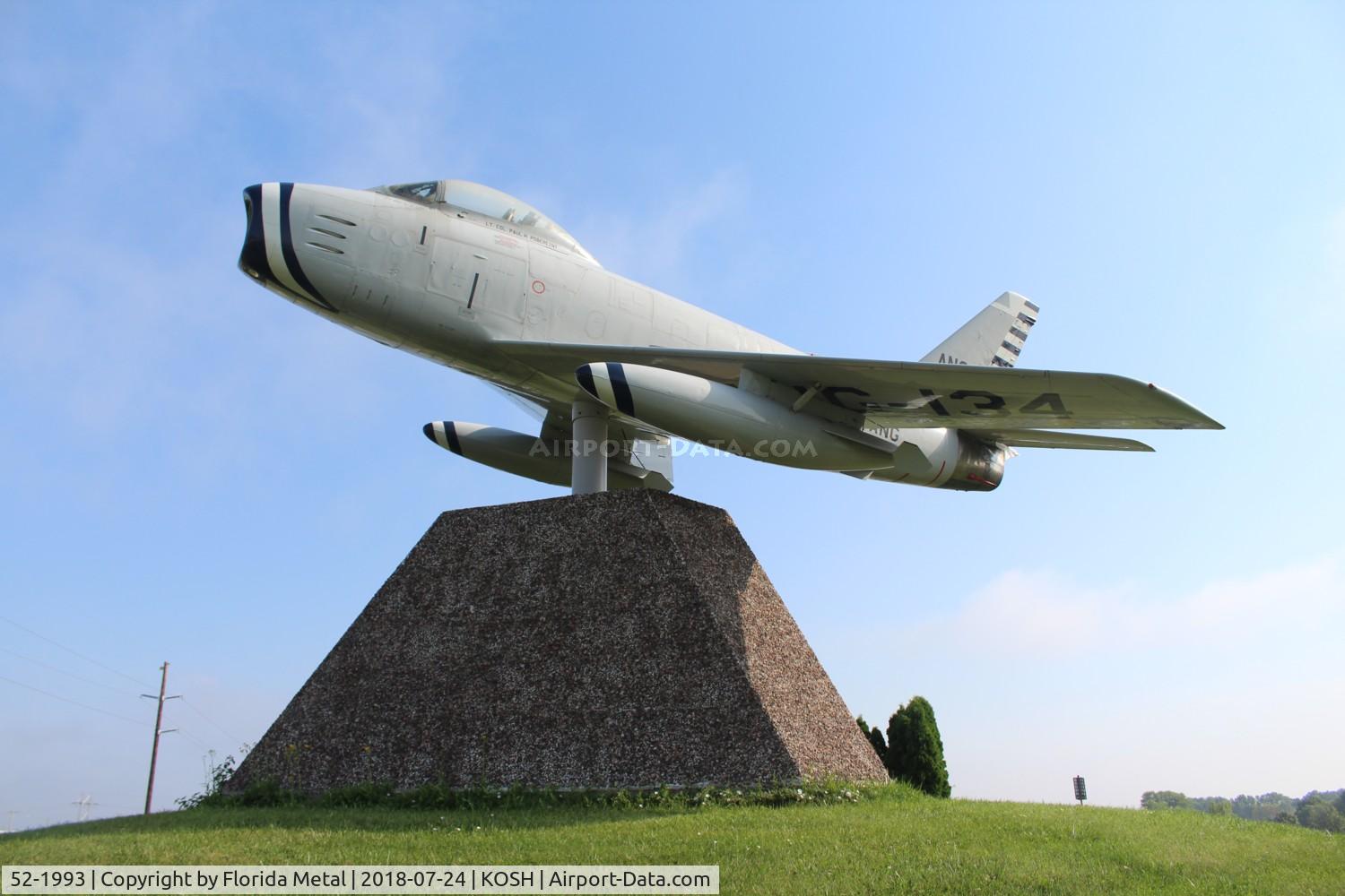 52-1993, 1952 North American F-86H Sabre C/N 187-19, F-86H