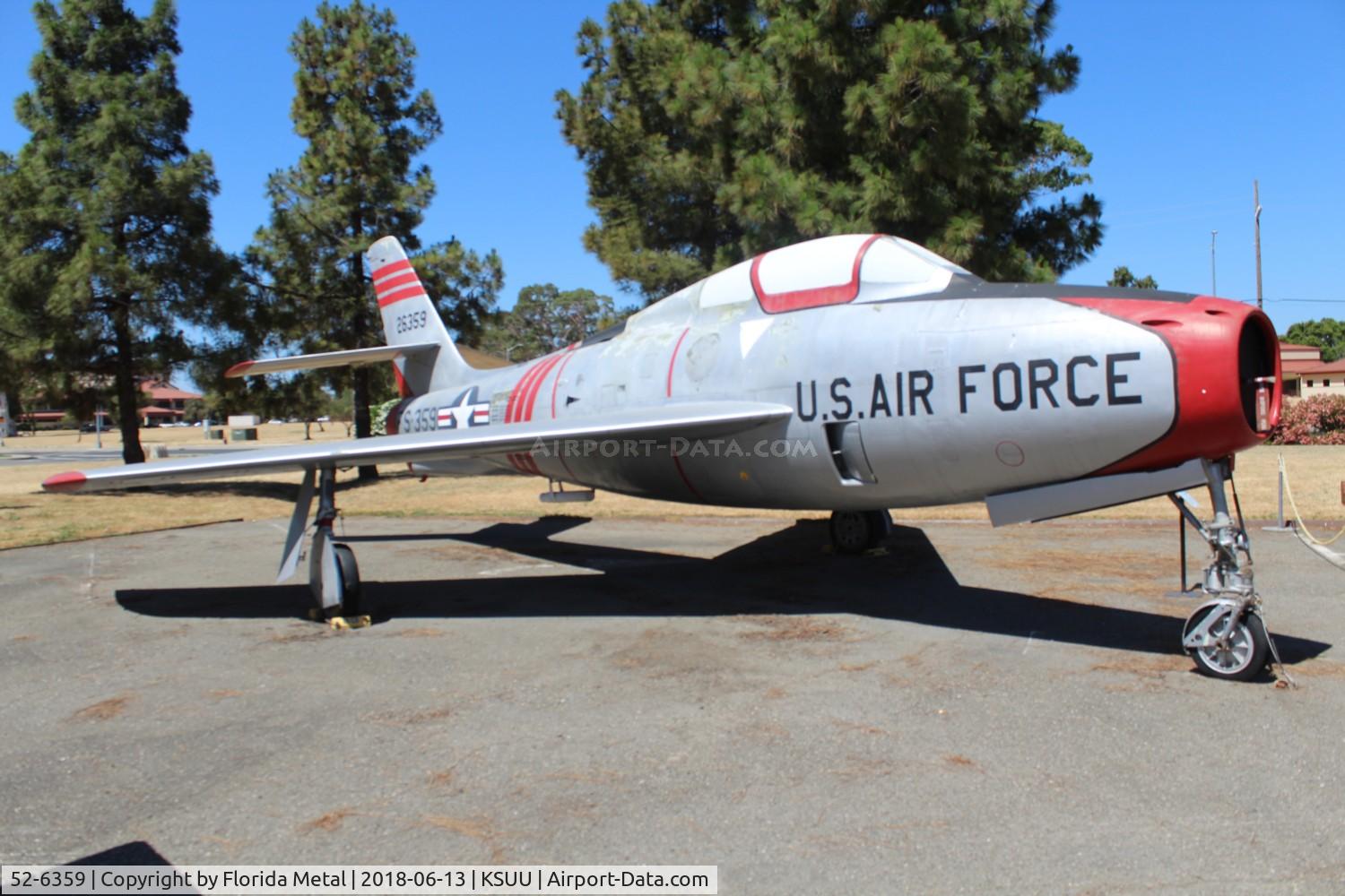 52-6359, Republic F-84F Thunderstreak C/N Not found 52-6359, F-84F