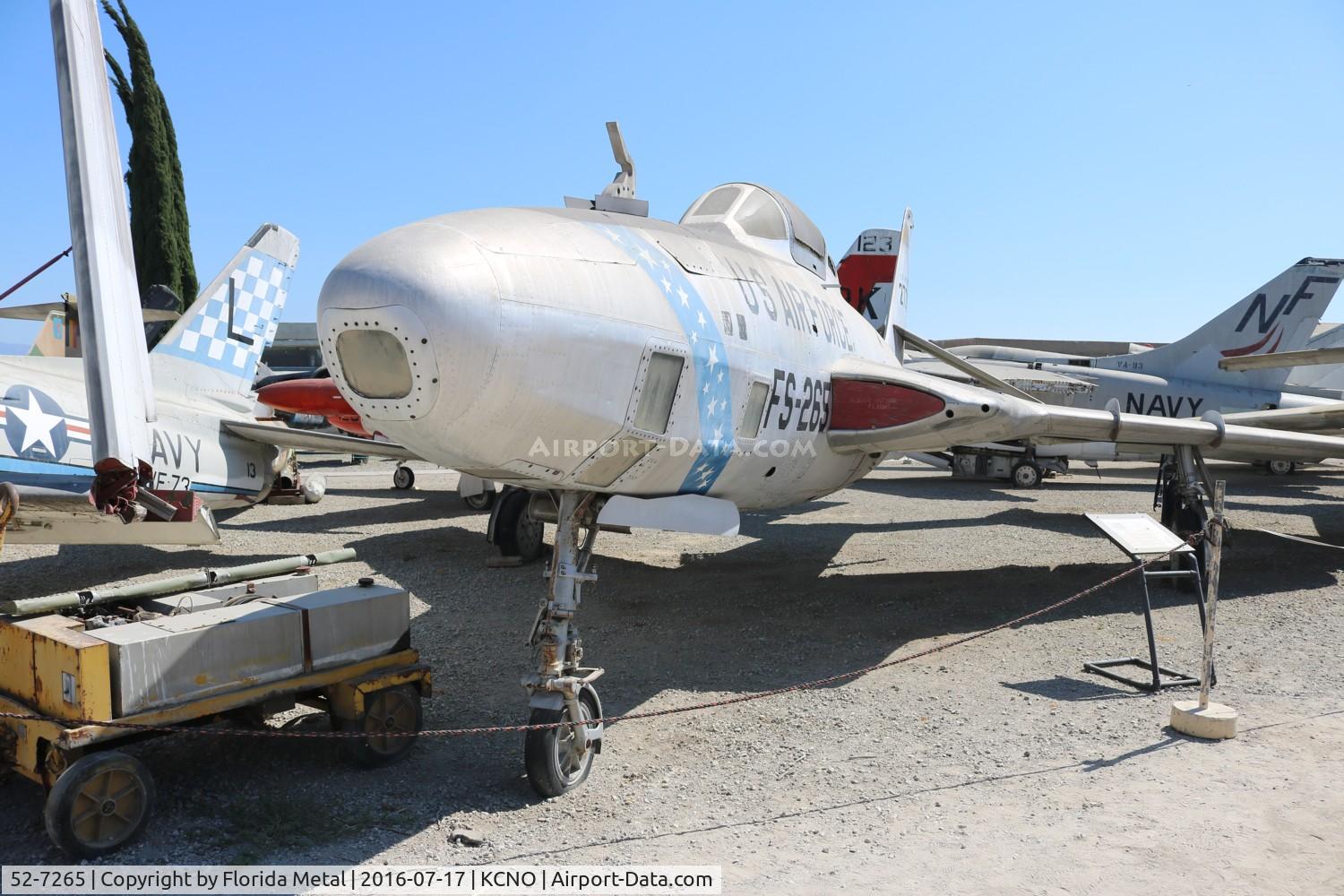 52-7265, 1953 Republic RF-84K-17-RE Thunderflash C/N 221, RF-84K