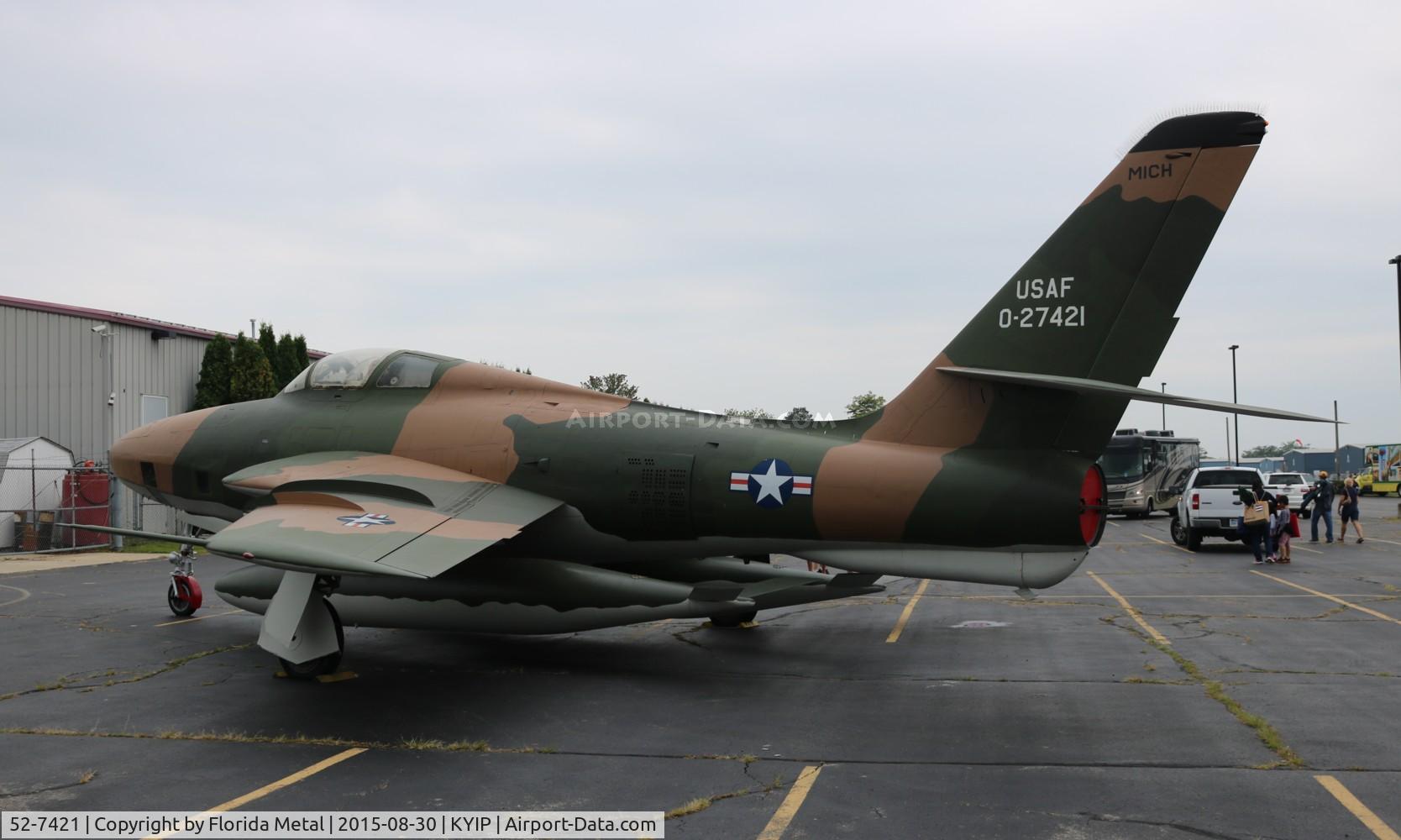 52-7421, 1955 Republic RF-84F Thunderflash C/N 52-7346, RF-84F