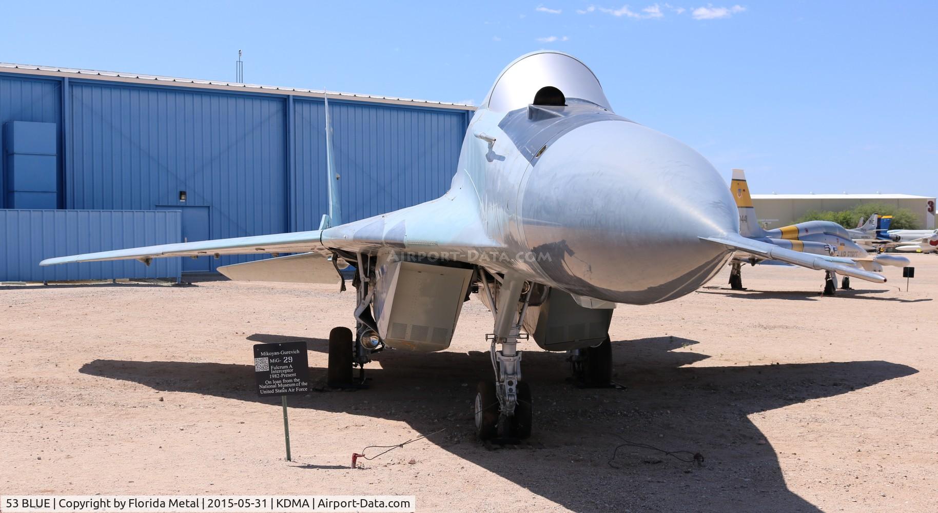 53 BLUE, Mikoyan-Gurevich MiG-29 C/N Not found 53, Mig 29