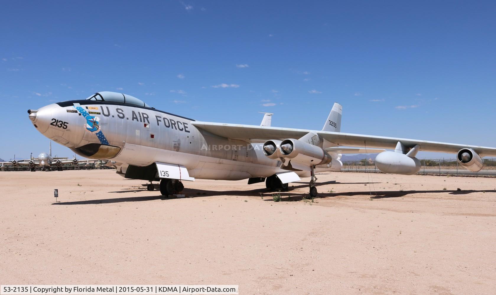 53-2135, 1953 Douglas-Tulsa EB-47E-55-DT Stratojet C/N 44481, EB-47E