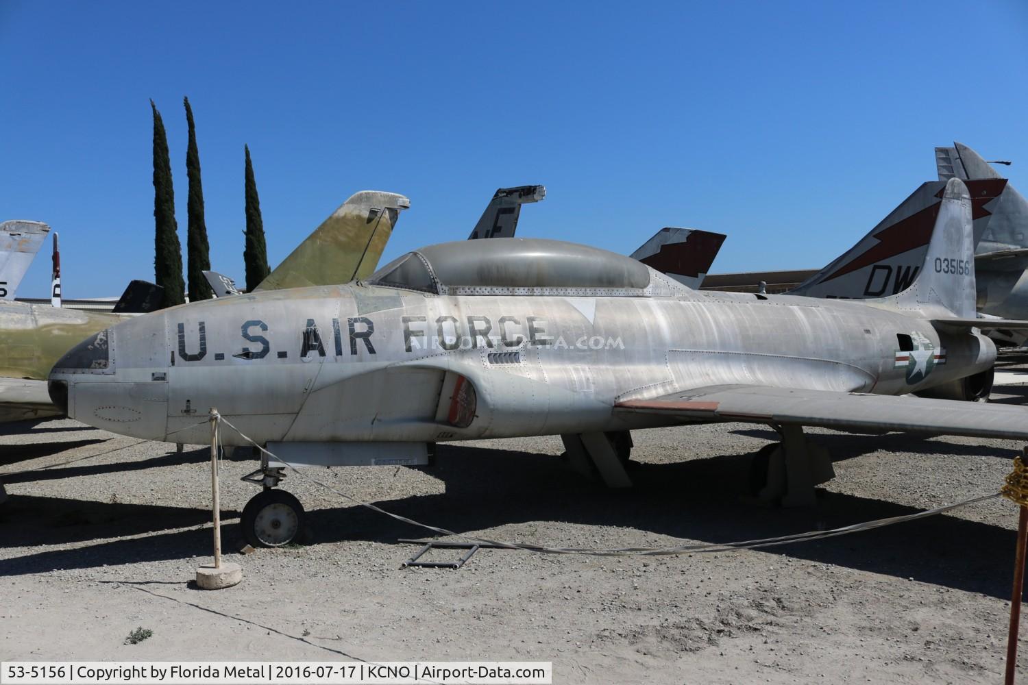 53-5156, 1953 Lockheed T-33A-1-LO Shooting Star C/N 580-8495, T-33A
