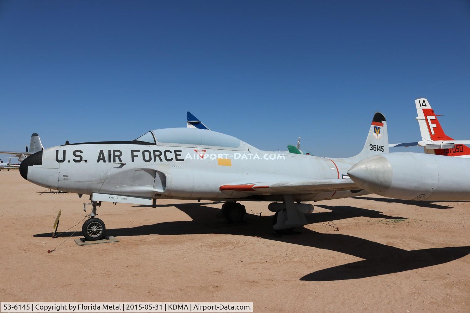 53-6145, 1953 Lockheed T-33A Shooting Star C/N 580-9767, T-33A