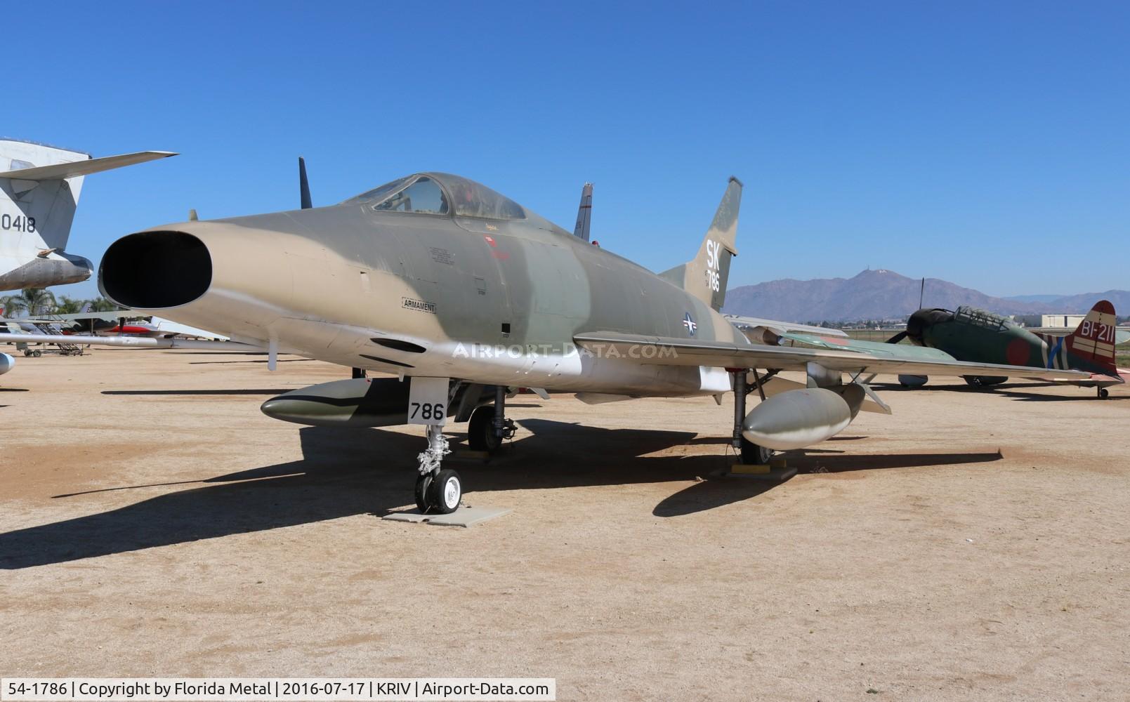 54-1786, 1955 North American F-100C Super Sabre C/N 217-47, F-100C