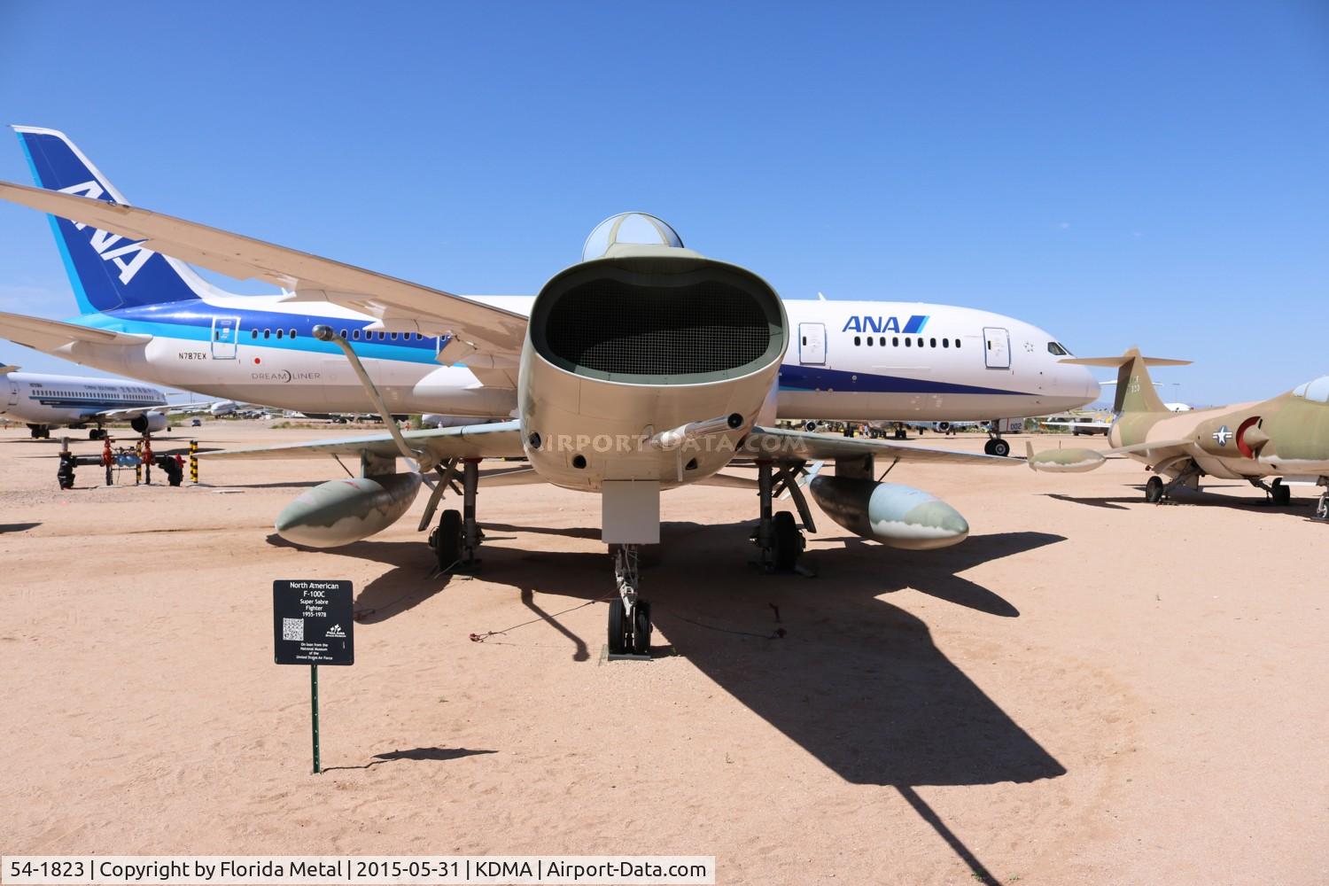 54-1823, 1954 North American F-100C Super Sabre C/N 217-84, F-100C