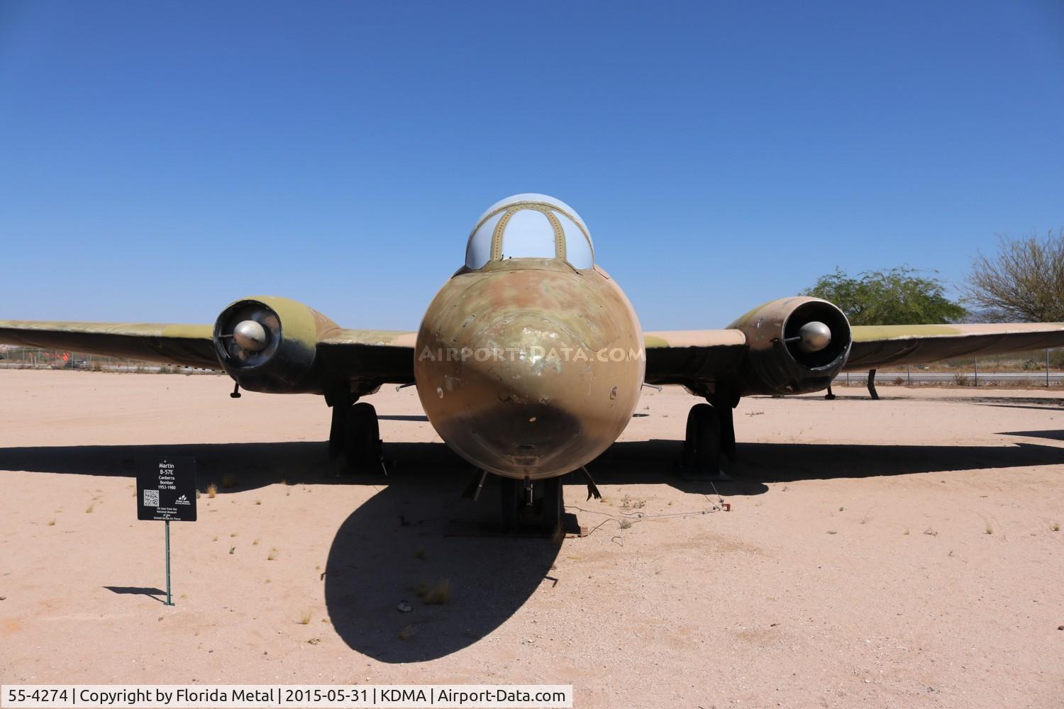 55-4274, Martin B-57E Canberra C/N 376, B-57E