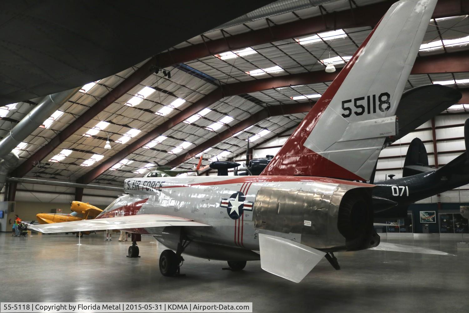 55-5118, 1955 North American F-107A C/N 212-1, F-107A