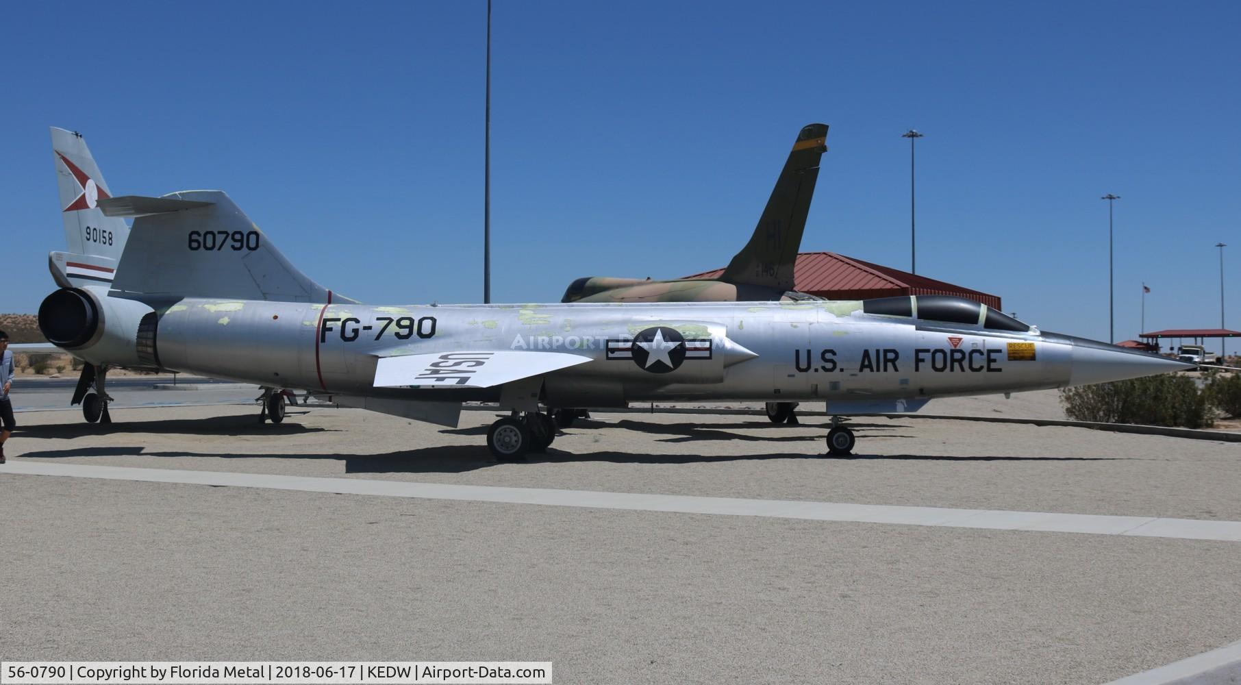 56-0790, Lockheed F-104A Starfighter C/N 187-1078, F-104A