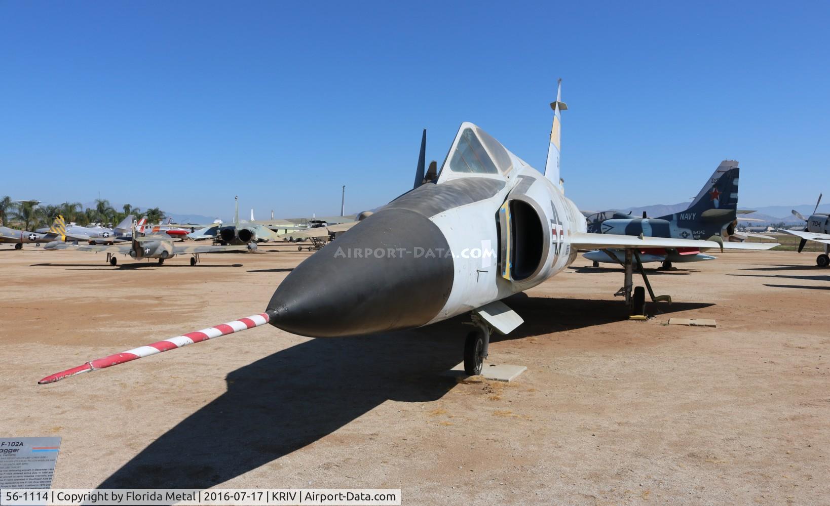 56-1114, 1956 Convair F-102A Delta Dagger C/N 8-10-331, F-102A