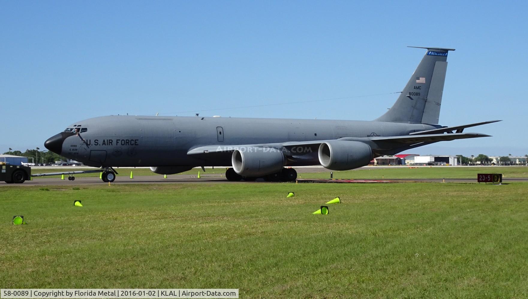58-0089, 1958 Boeing KC-135T Stratotanker C/N 17834, KC-135T