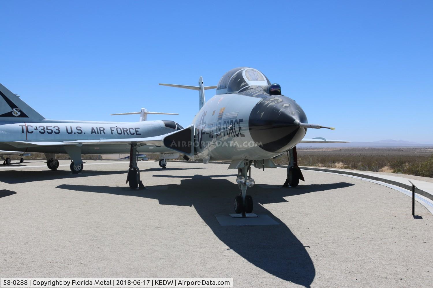 58-0288, 1958 McDonnell F-101B Voodoo C/N 660, F-101B