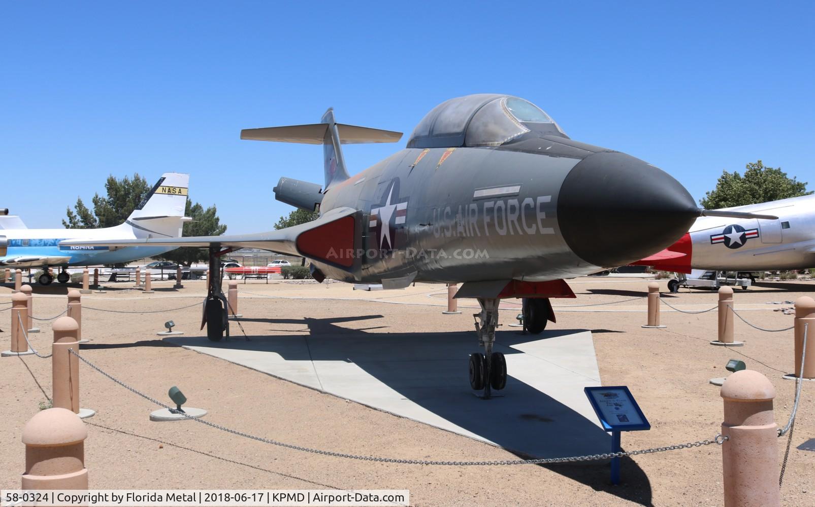 58-0324, 1958 McDonnell F-101F-111-MC Voodoo C/N 696, F-101F