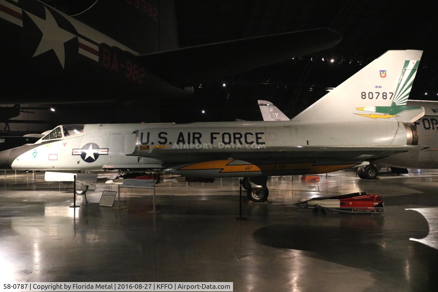 58-0787, 1958 Convair F-106A Delta Dart C/N 8-24-118, F-106A