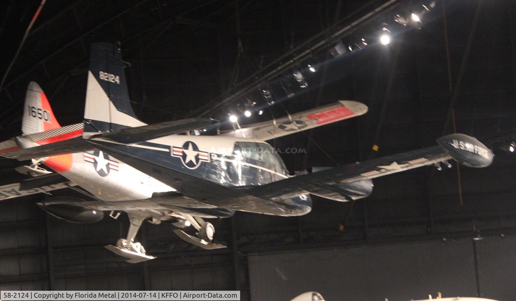 58-2124, 1958 Cessna U-3A Blue Canoe (310A) C/N 38098, Blue Canoe