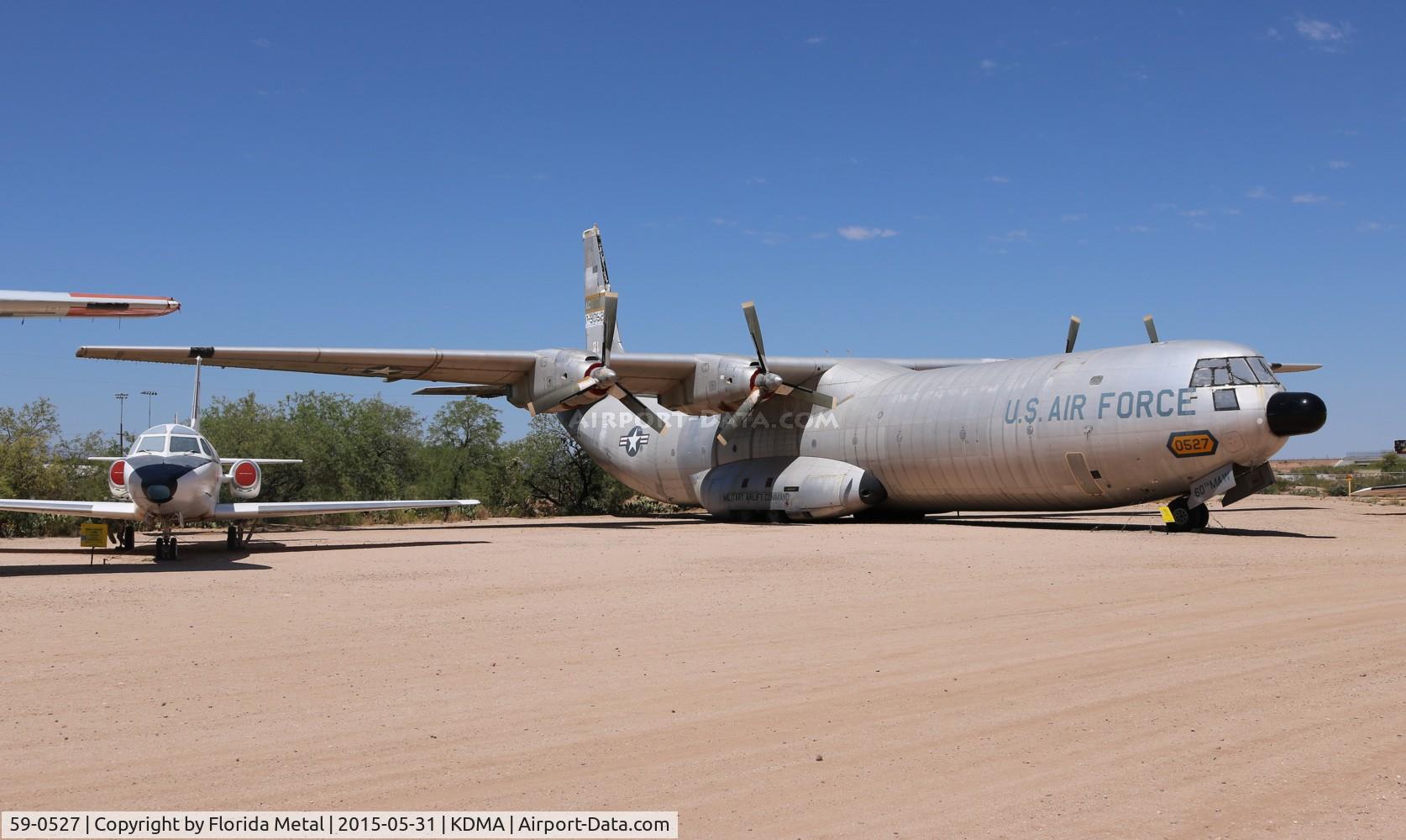 59-0527, 1959 Douglas C-133B-DL Cargomaster C/N 45578, C-133B