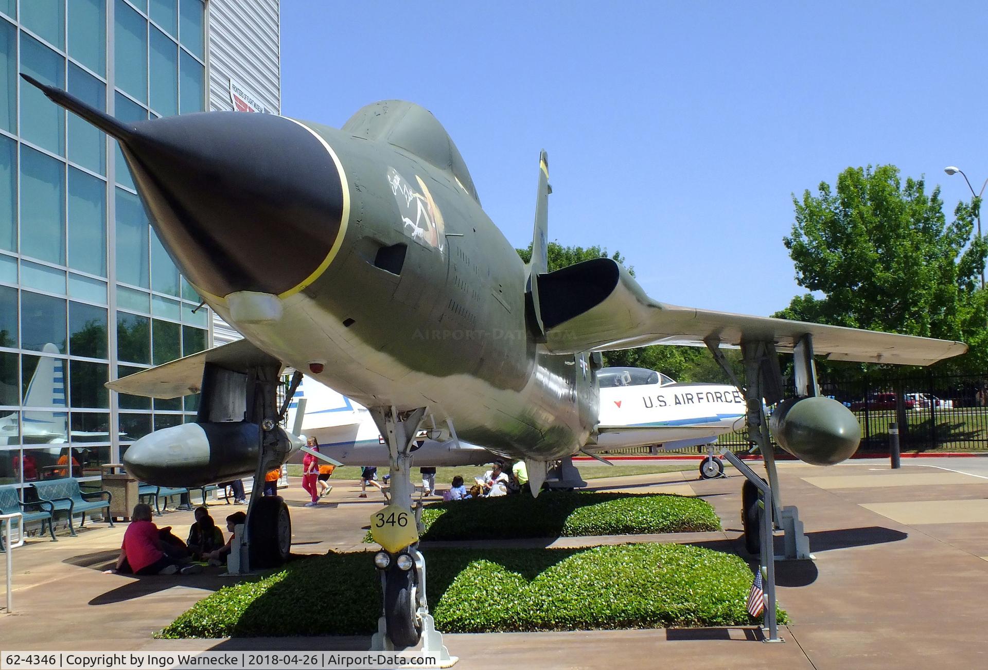 62-4346, 1962 Republic F-105D Thunderchief C/N D525, Republic F-105D Thunderchief at the Frontiers of Flight Museum, Dallas TX