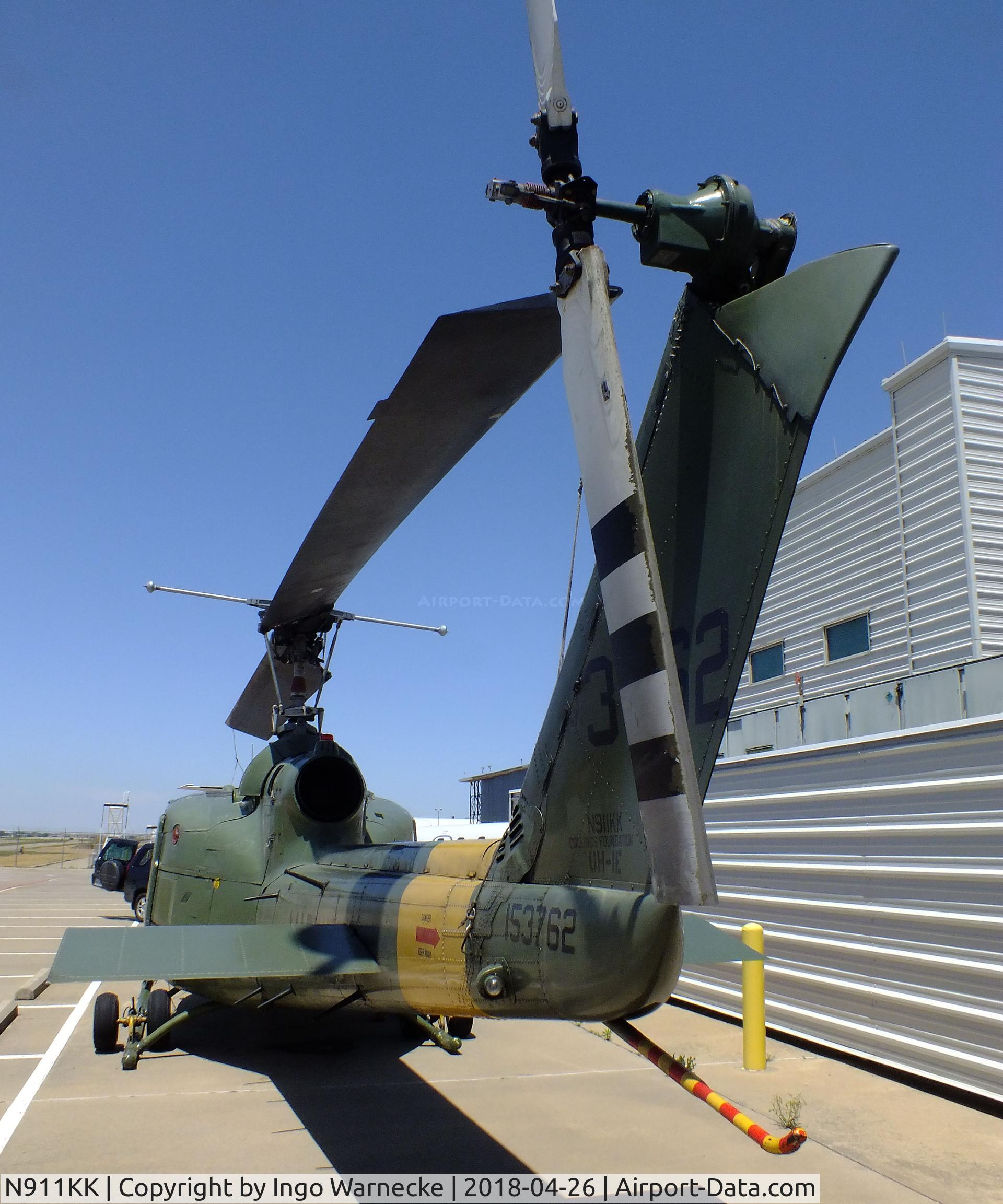 N911KK, 1966 Bell UH-1E Iroquois C/N 153762/6128, Bell UH-1E Iroquois at the Frontiers of Flight Museum, Dallas TX
