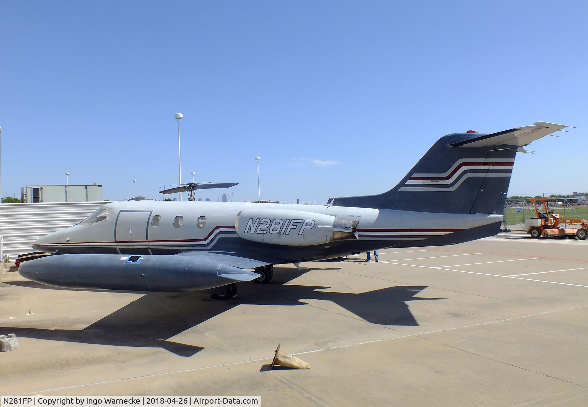 N281FP, 1973 Learjet 24D C/N 281, Learjet 24D at the Frontiers of Flight Museum, Dallas TX
