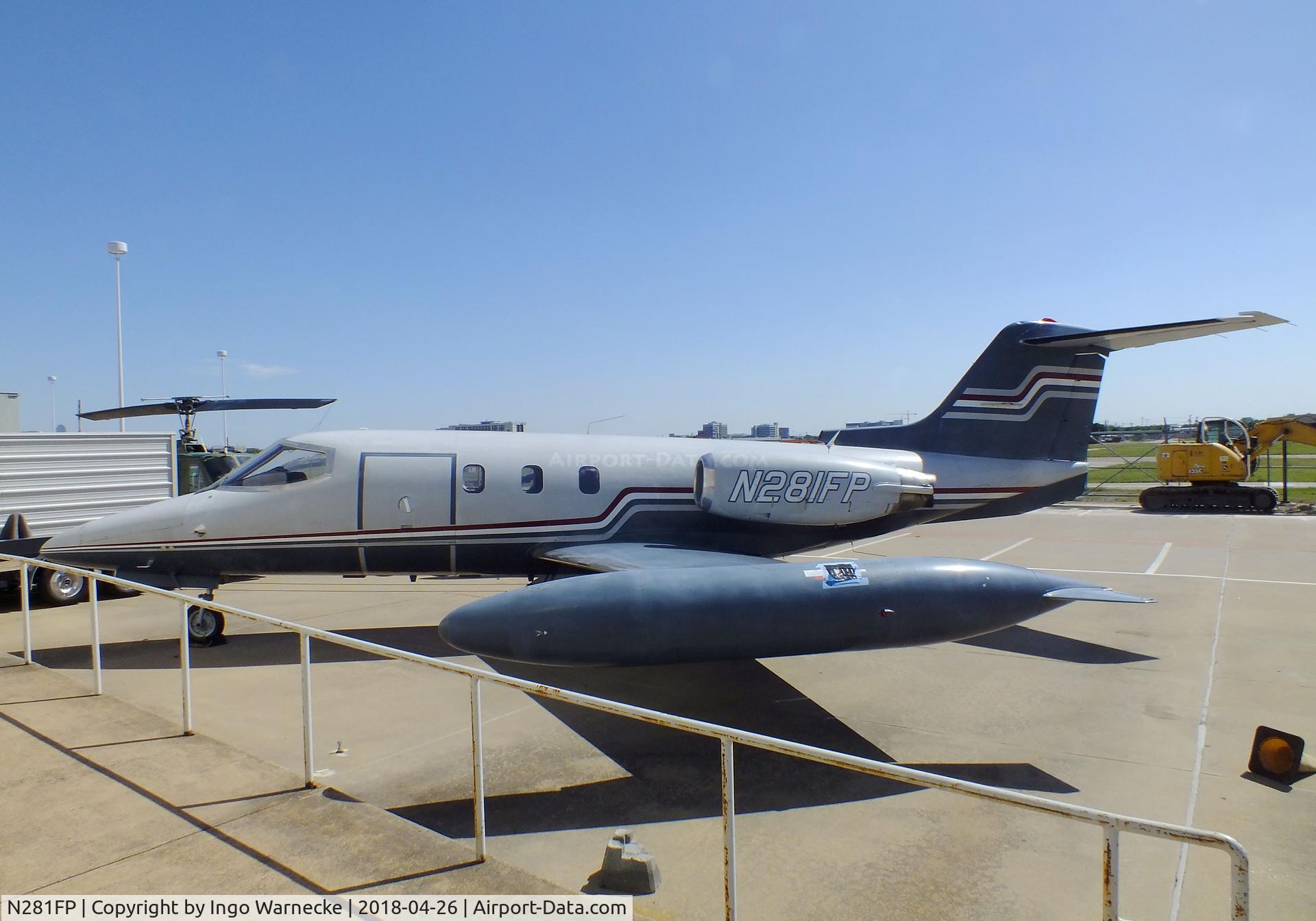 N281FP, 1973 Learjet 24D C/N 281, Learjet 24D at the Frontiers of Flight Museum, Dallas TX