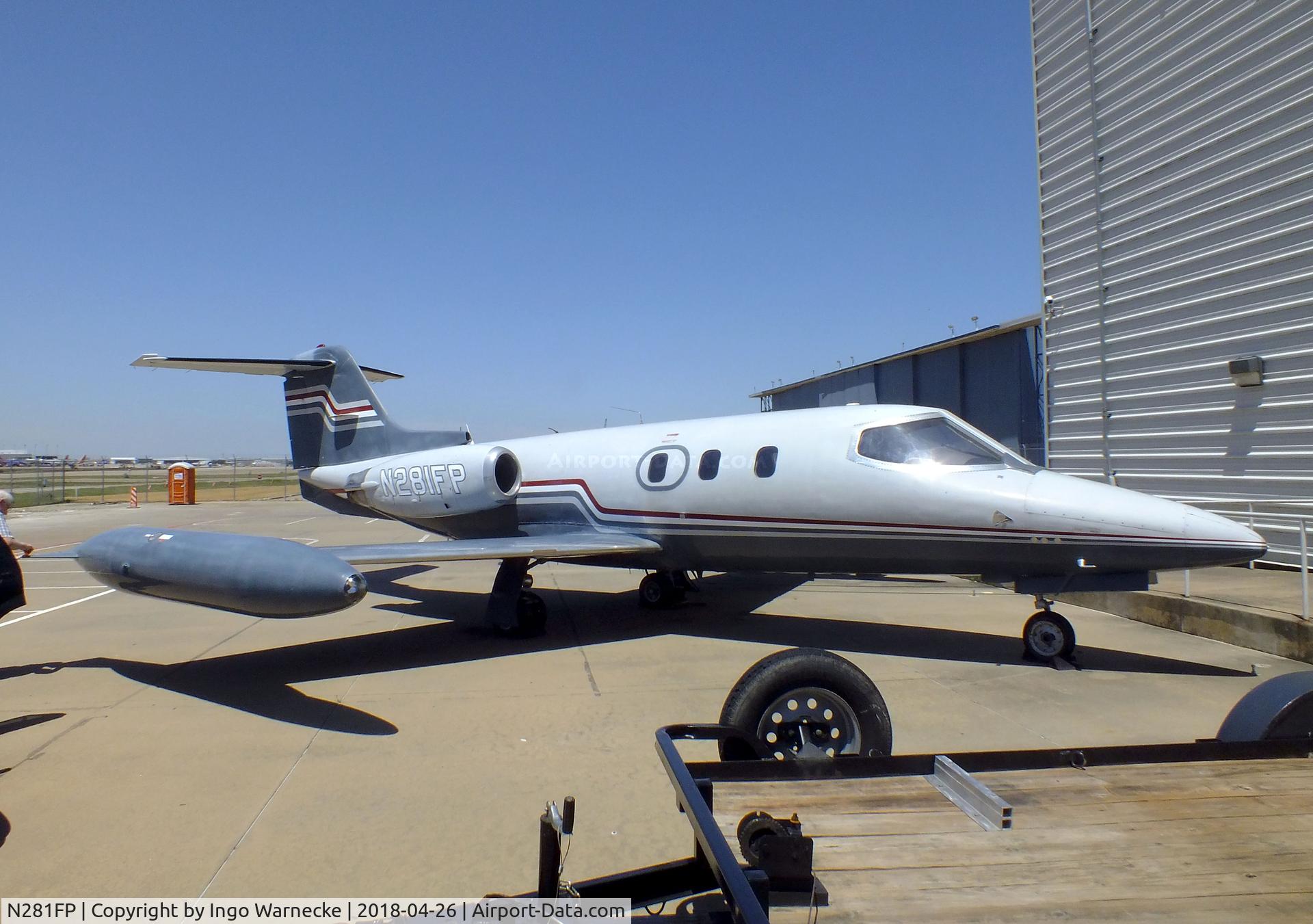 N281FP, 1973 Learjet 24D C/N 281, Learjet 24D at the Frontiers of Flight Museum, Dallas TX