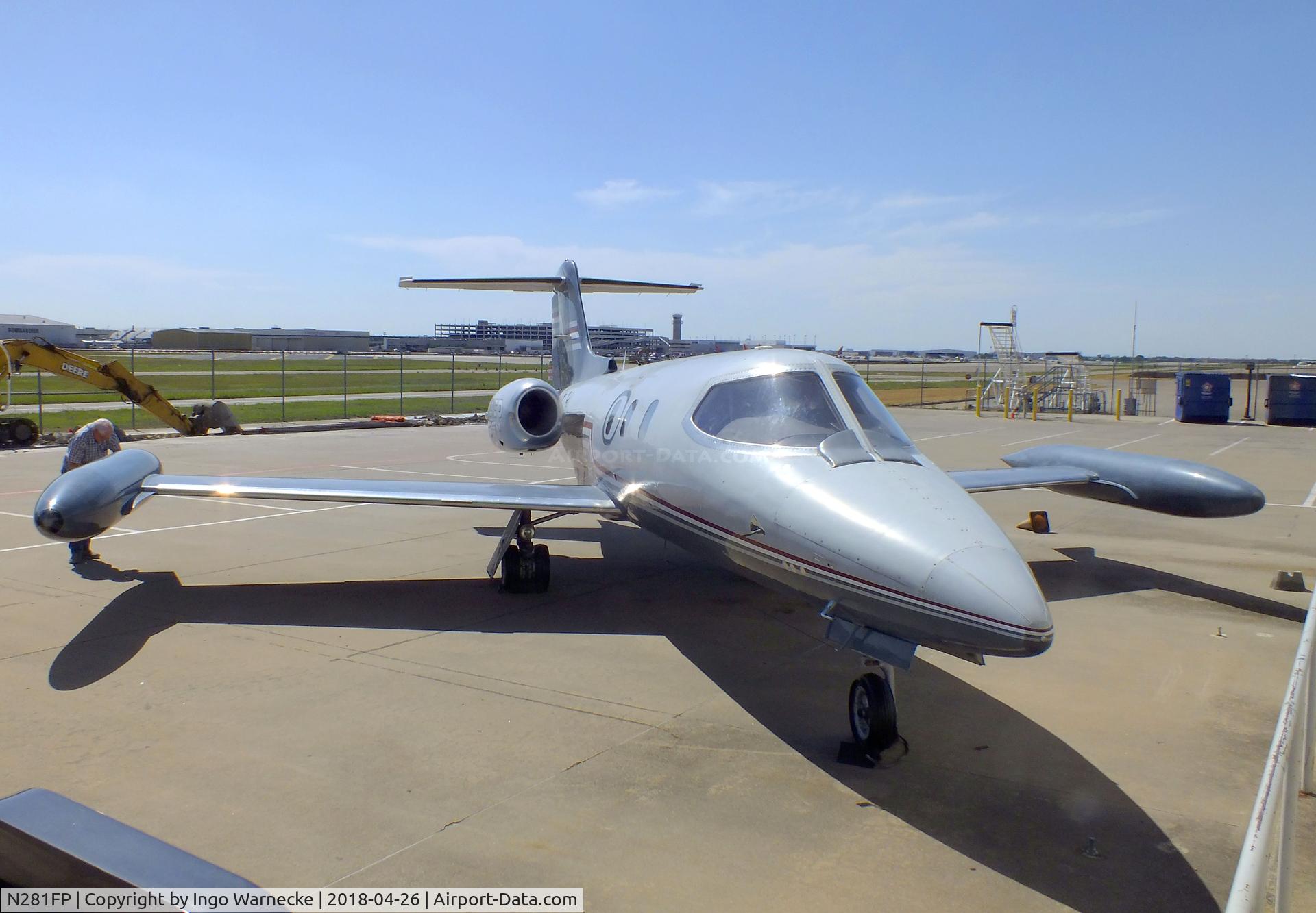 N281FP, 1973 Learjet 24D C/N 281, Learjet 24D at the Frontiers of Flight Museum, Dallas TX