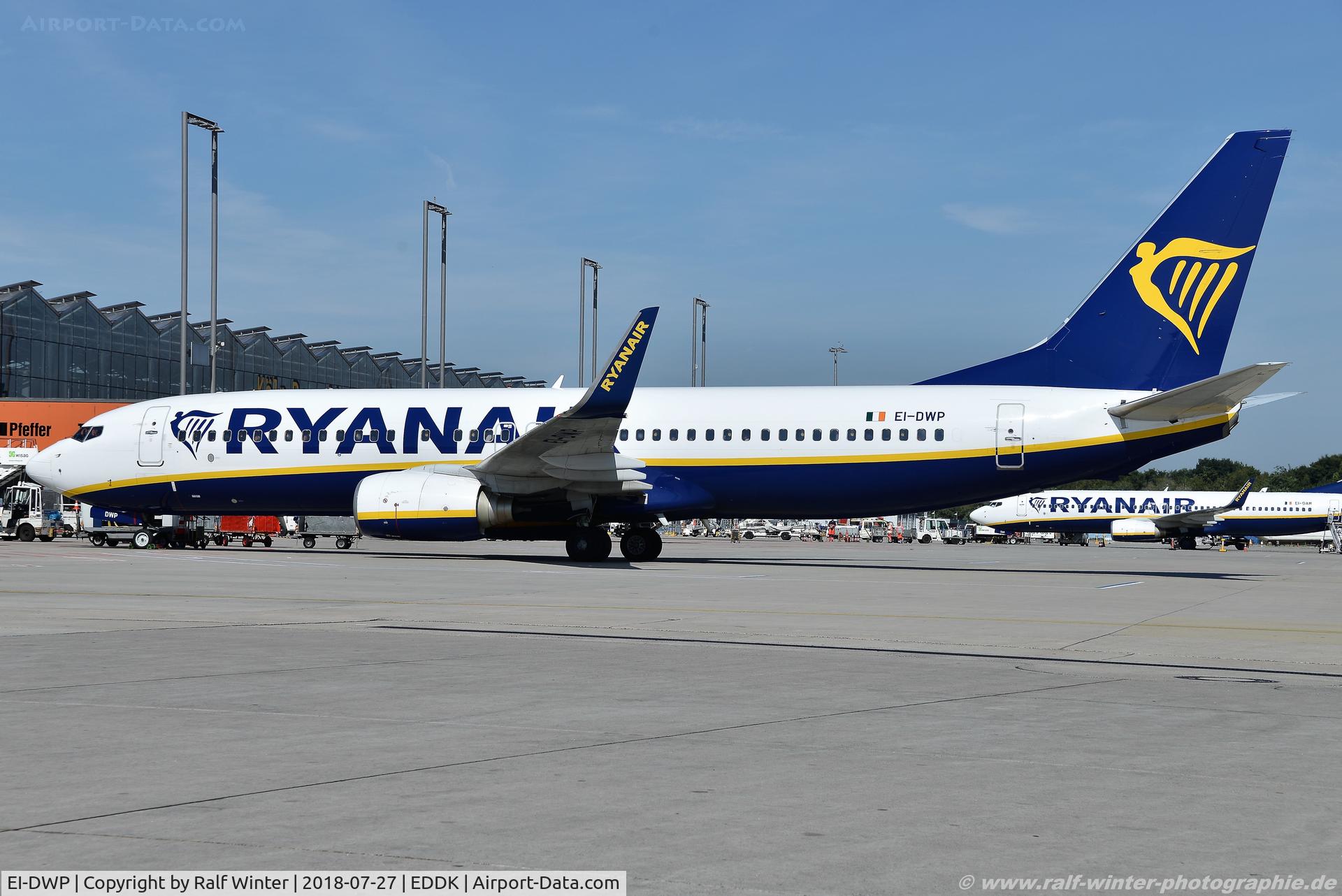 EI-DWP, 2007 Boeing 737-8AS C/N 36082, Boeing 737-8AS(W) - FR RYR Ryanair - 36082 - EI-DWP - 27.07.2018 - CGN