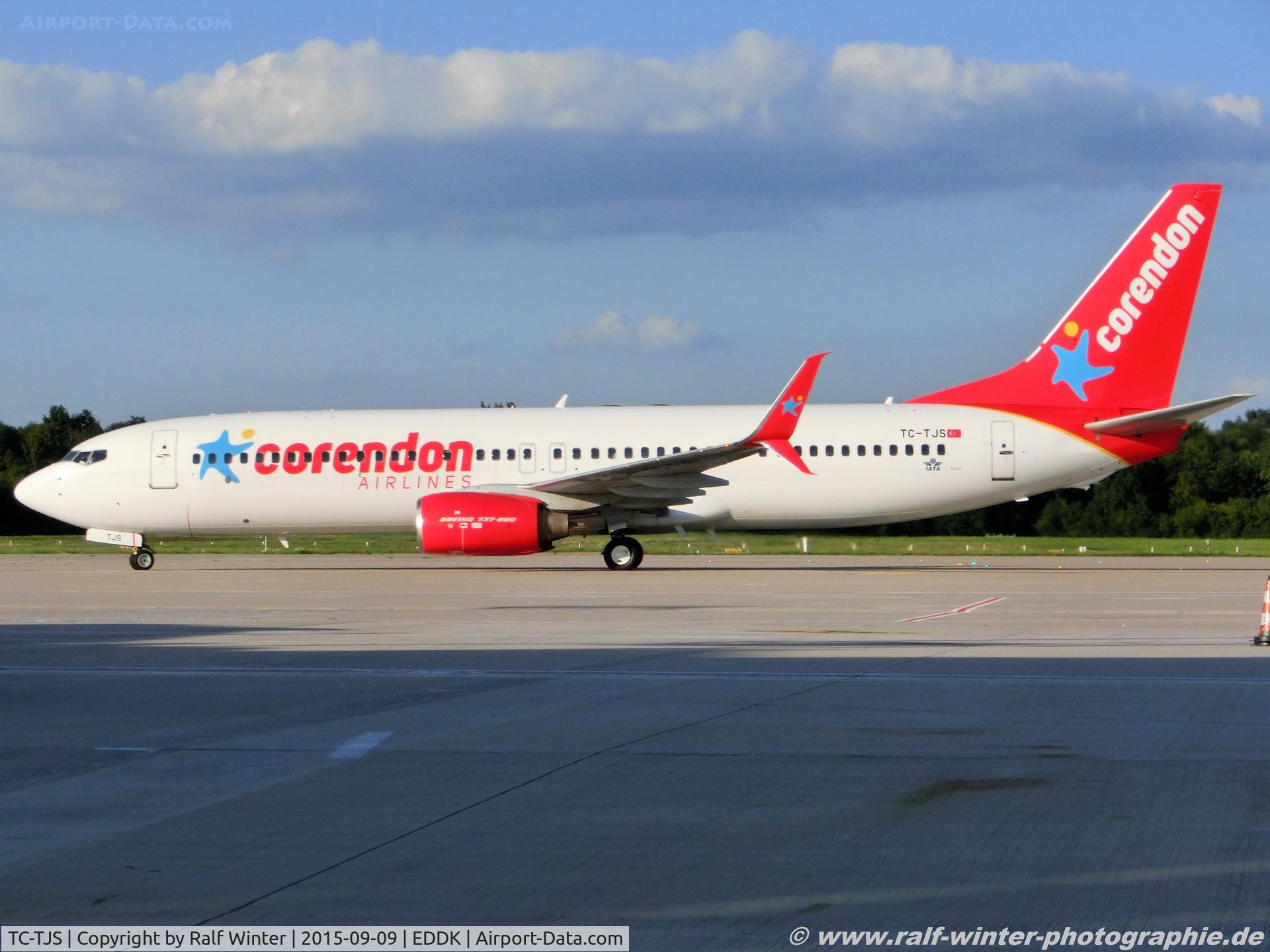 TC-TJS, 2006 Boeing 737-81B C/N 34252, Boeing 737-86N(W) - 7H CAI Corendon Airways - 34252 - TC-TJS - 09.09.2015 - CGN