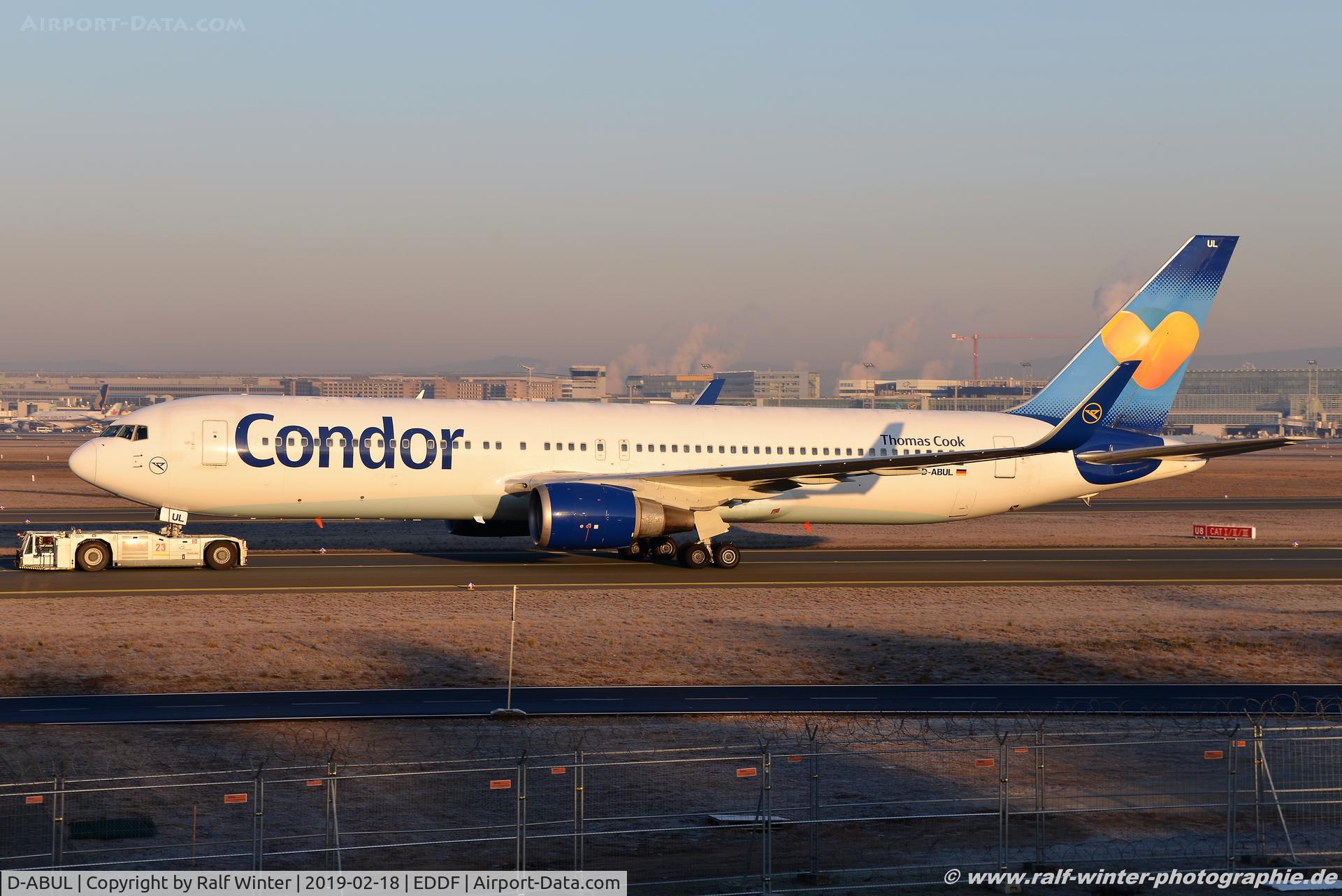 D-ABUL, 1994 Boeing 767-3Q8/ER C/N 26259, Boeing 767-3Q8ER - DE CFG Condor - 26259 - D-ABUL - 18.02.2019 - FRA