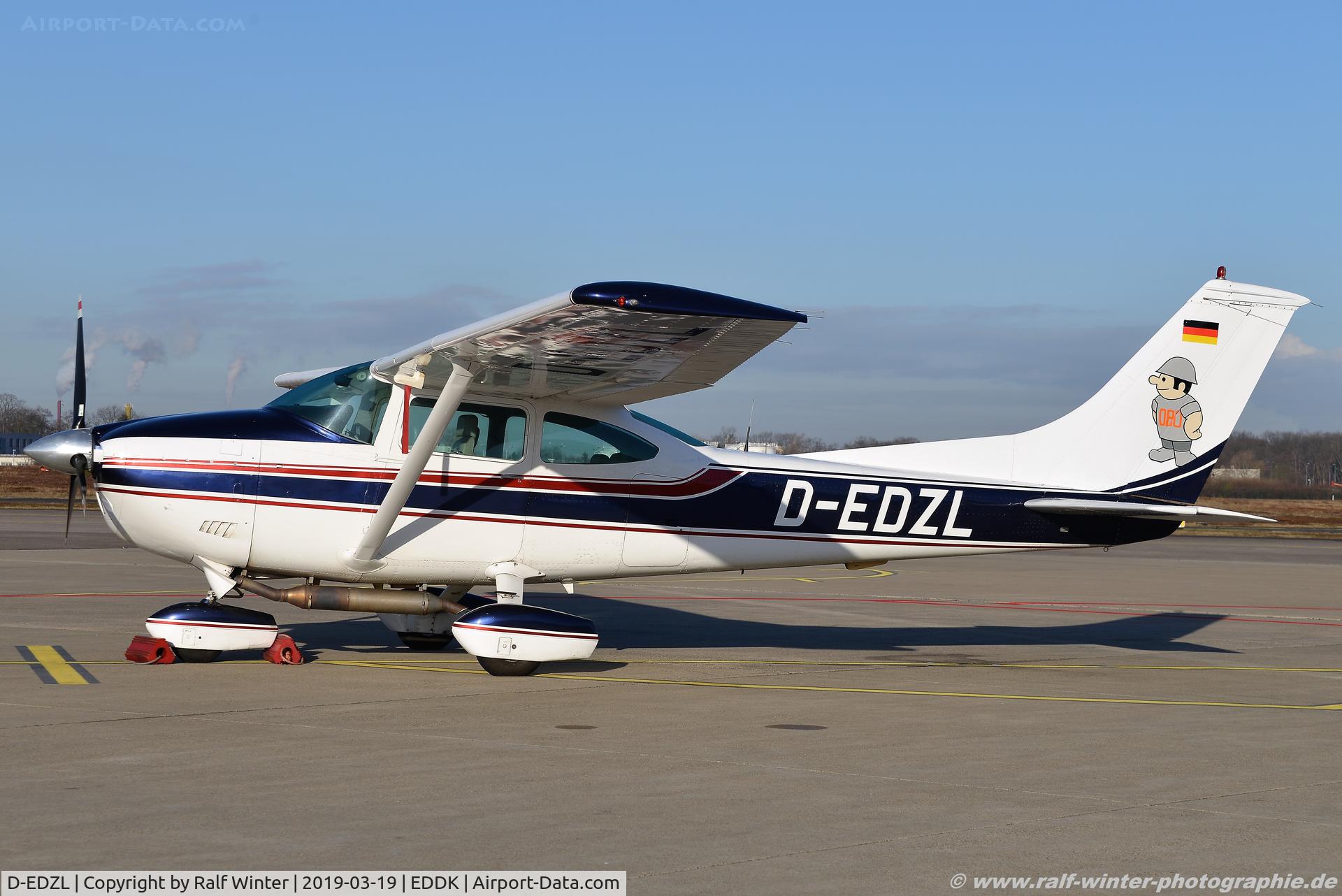 D-EDZL, Cessna 182P Skylane Skylane C/N 18263772, Reims Cessna 182P Skylane - OBO Jet-Charter GmbH - 18263772 - D-EDZL - 19.03.2019 - CGN