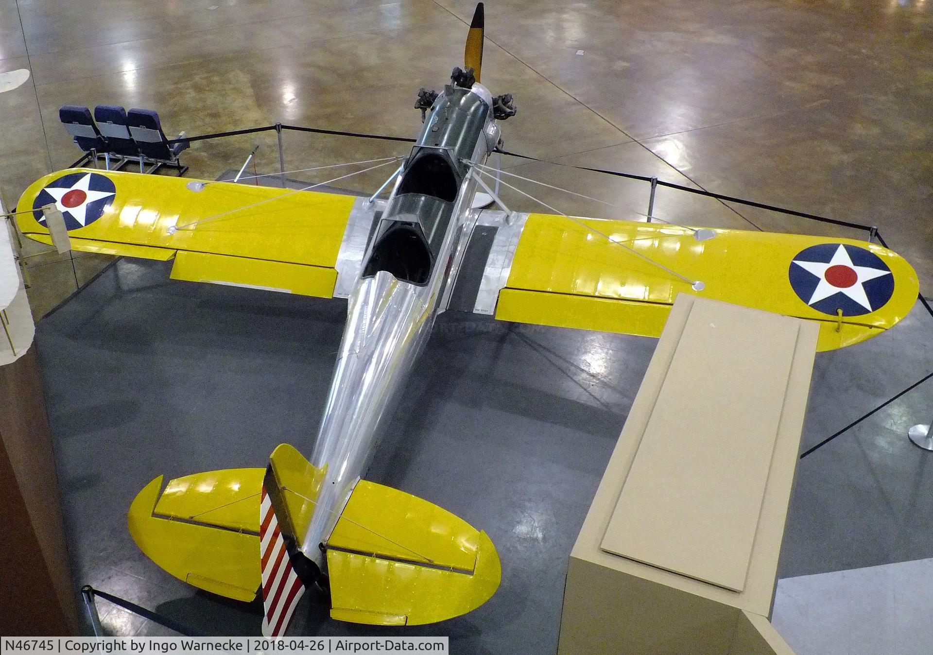N46745, 1942 Ryan Aeronautical ST3KR C/N 2131, Ryan ST3KR (PT-22 Recruit) at the Frontiers of Flight Museum, Dallas TX