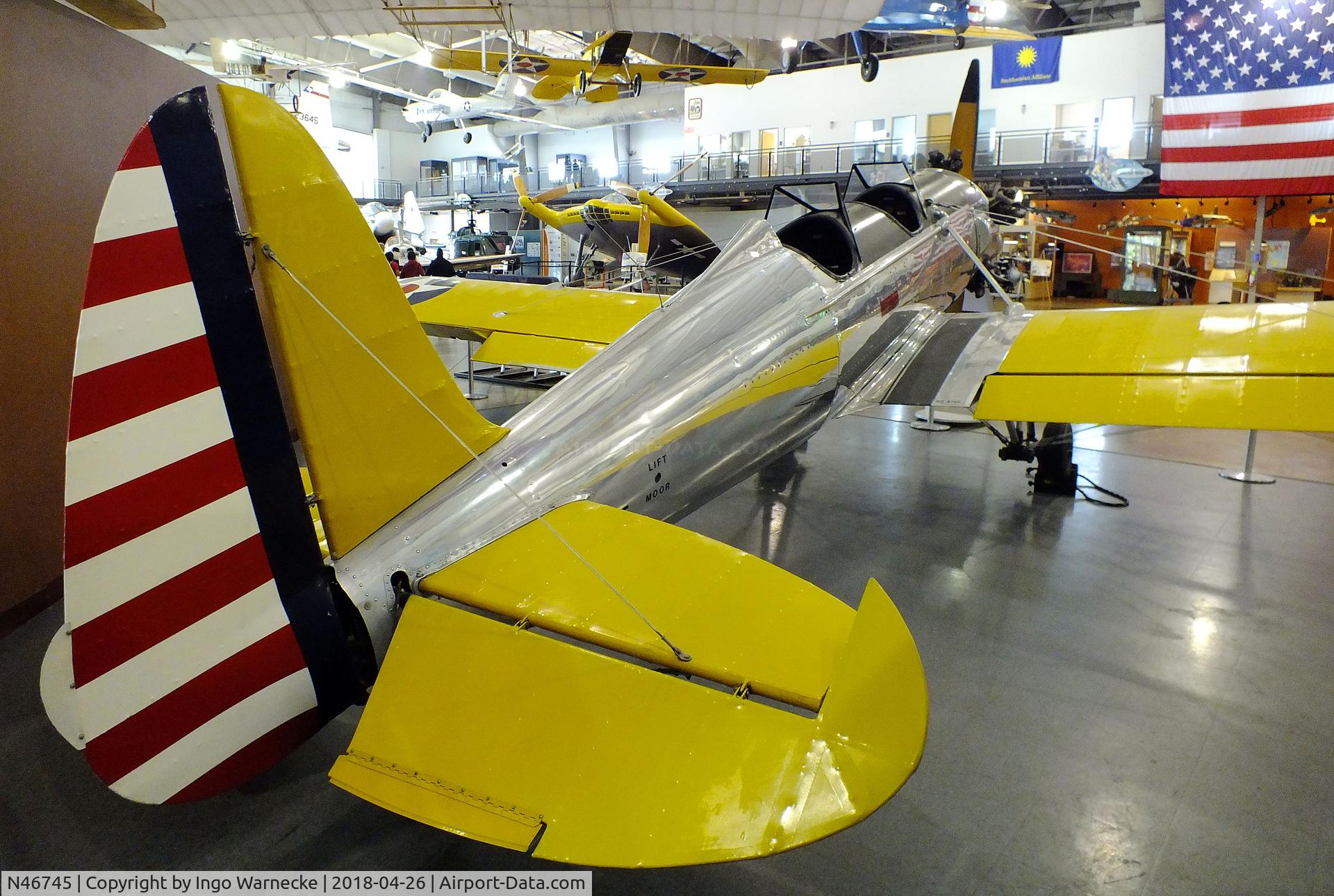 N46745, 1942 Ryan Aeronautical ST3KR C/N 2131, Ryan ST3KR (PT-22 Recruit) at the Frontiers of Flight Museum, Dallas TX