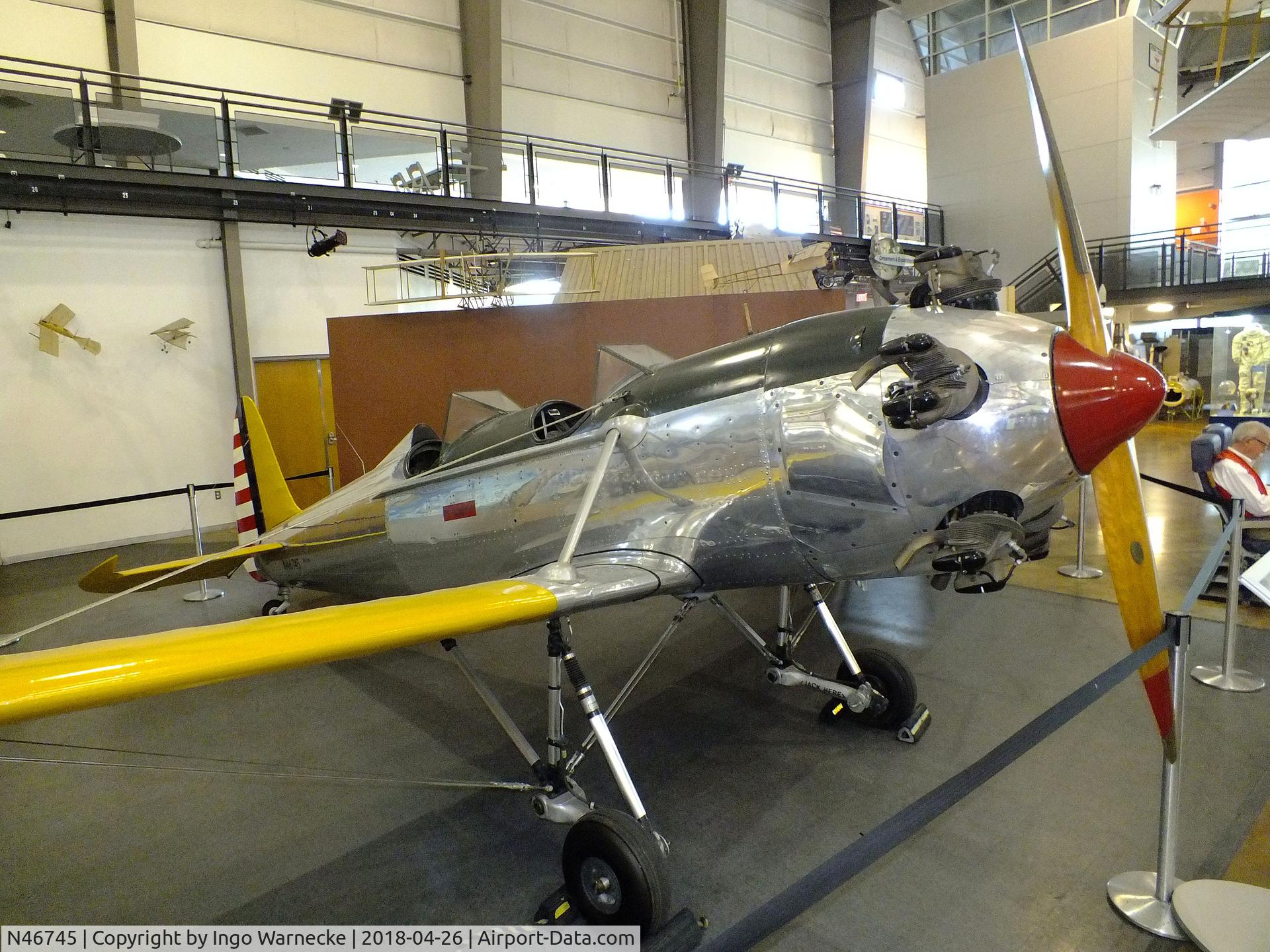 N46745, 1942 Ryan Aeronautical ST3KR C/N 2131, Ryan ST3KR (PT-22 Recruit) at the Frontiers of Flight Museum, Dallas TX