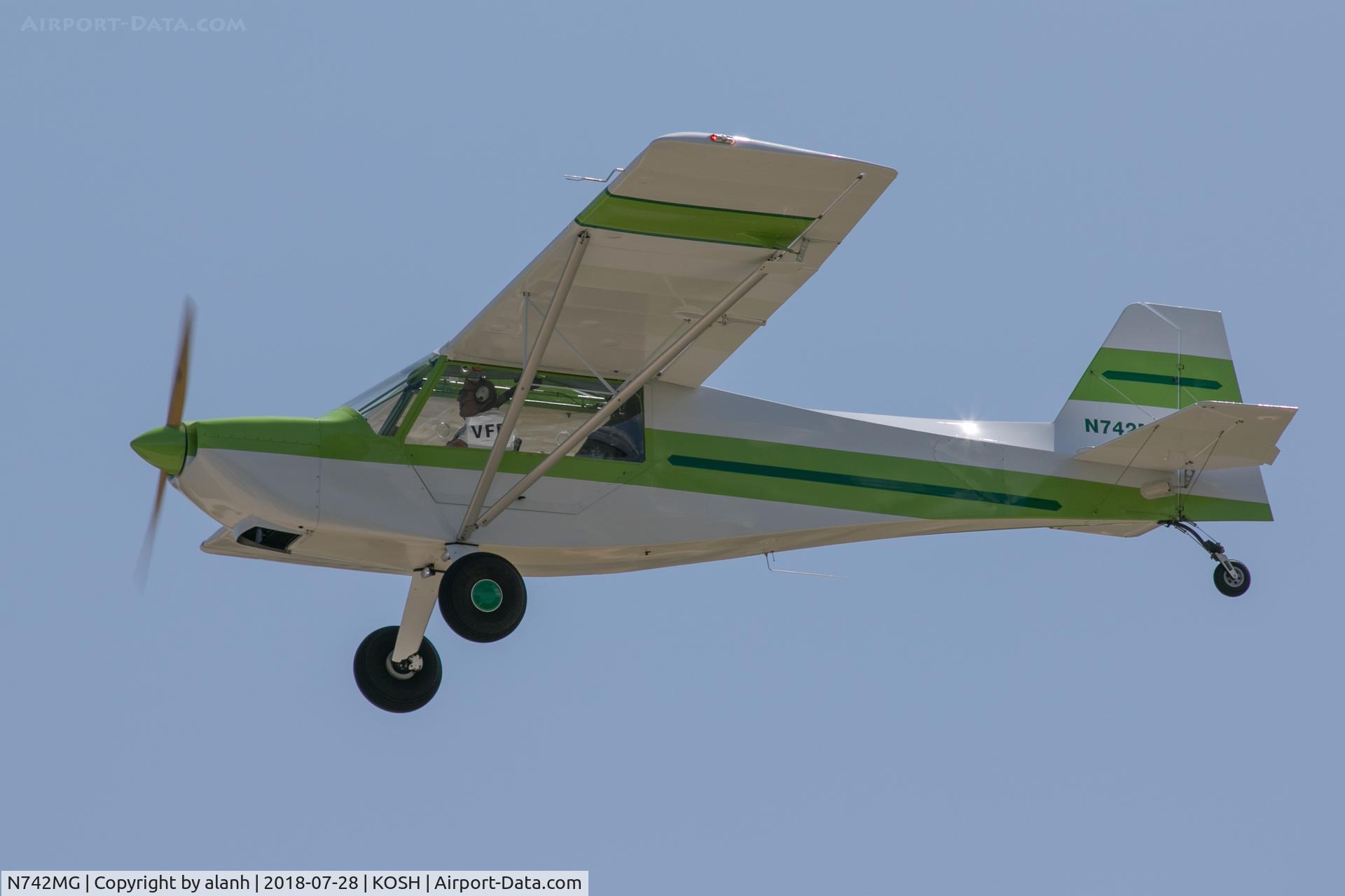 N742MG, 2006 Rans S-7S Courier C/N 1003354, Departing AirVenture 2018